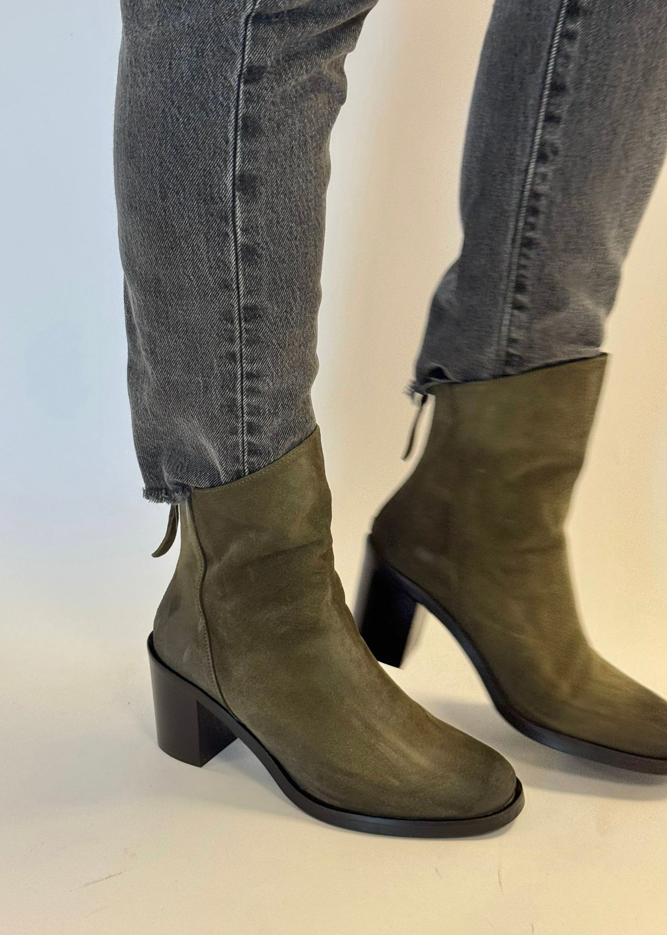 Bottines à talons Mat:20 S756 Muschio Mat:20