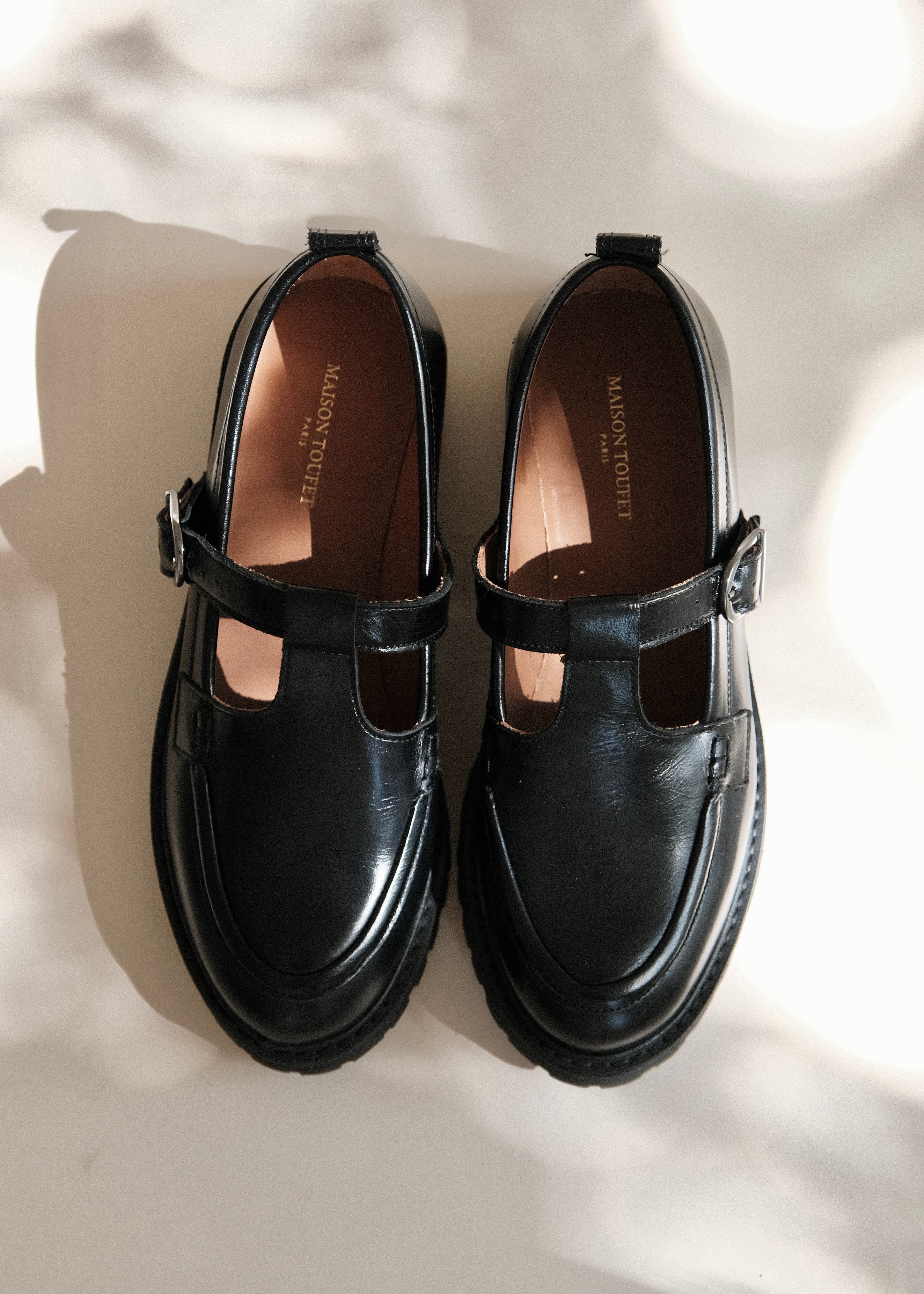 Mocassins Maison Toufet Andrea Noir Maison Toufet