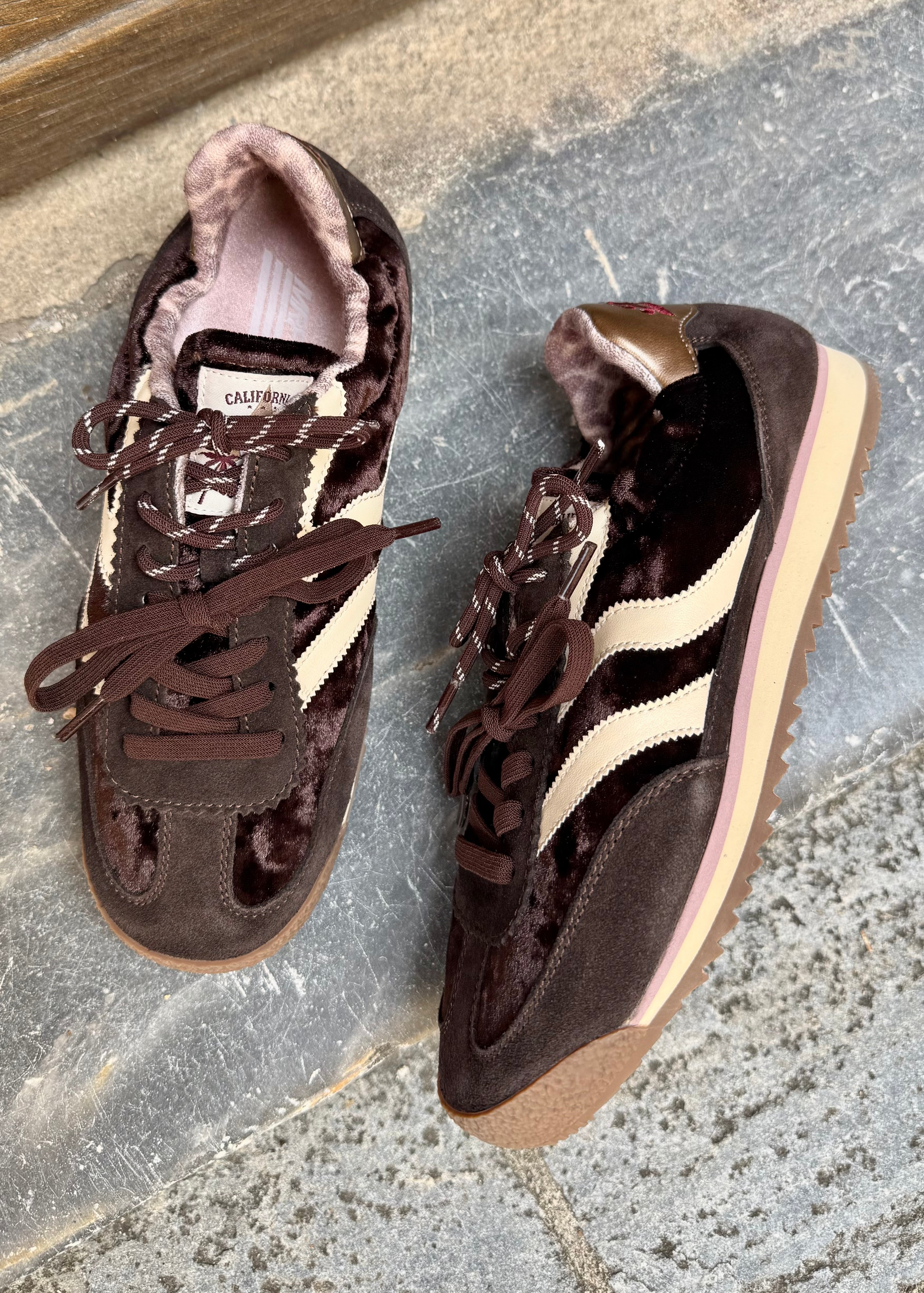 Baskets MRP Star Utah Chocolate velvet