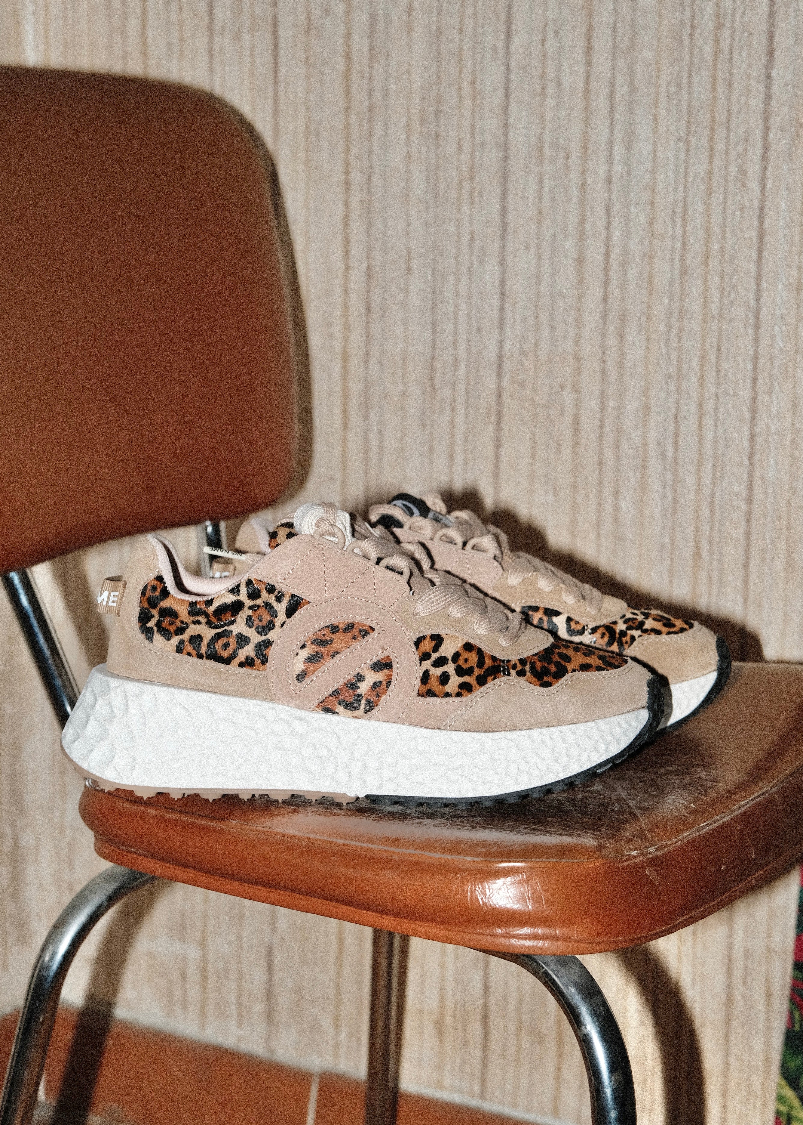 Baskets No Name Carter Noisette léopard No Name