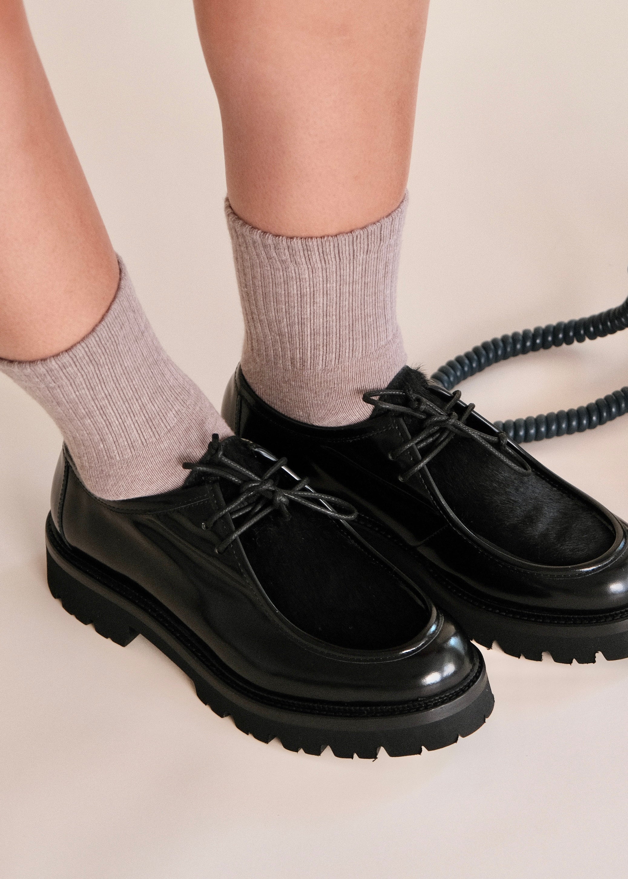 Derbies Mat:20 Carrie 3225 Pony Nero Mat:20