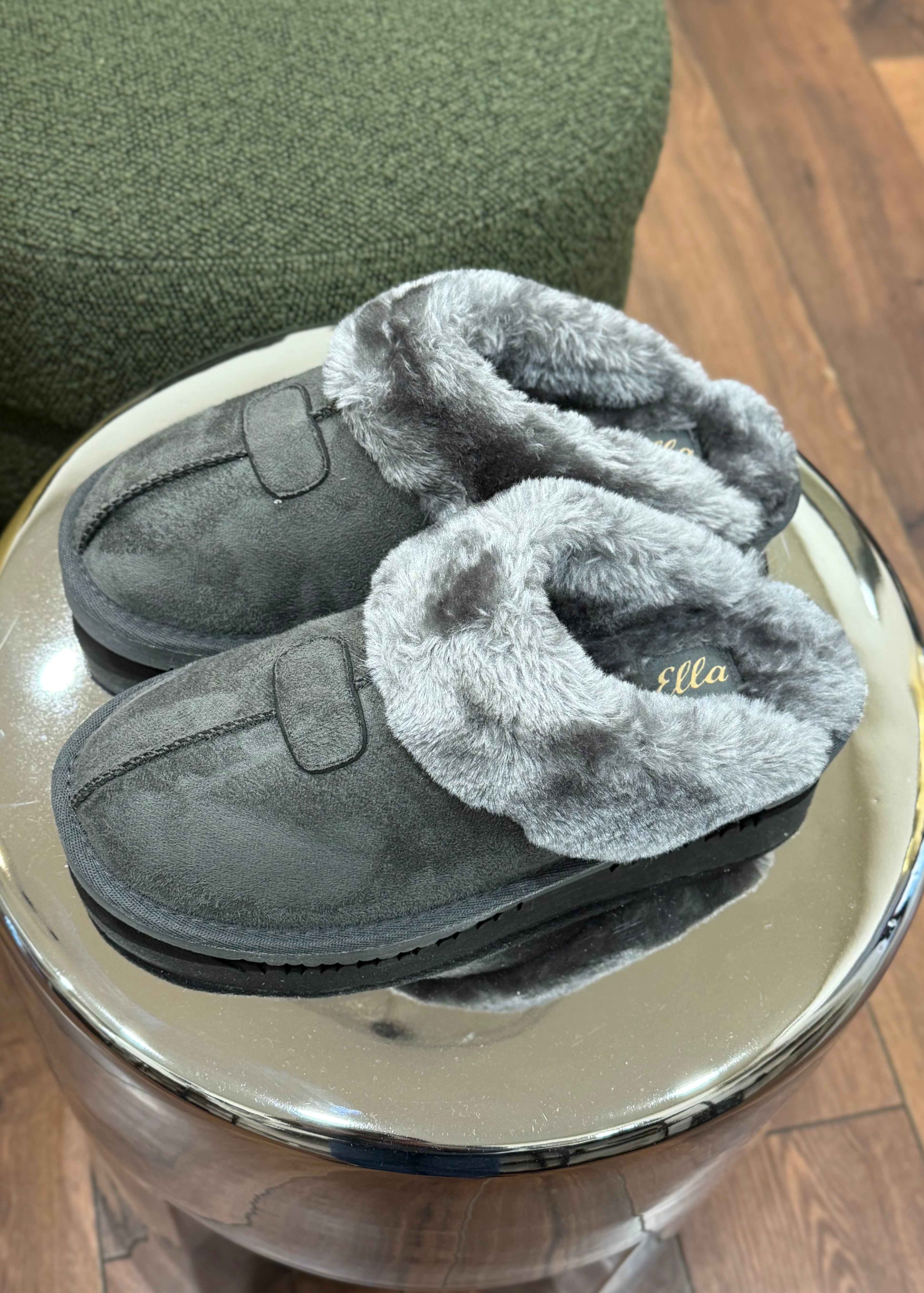 Chaussons Homewear Fur Grey L'adresse Corte