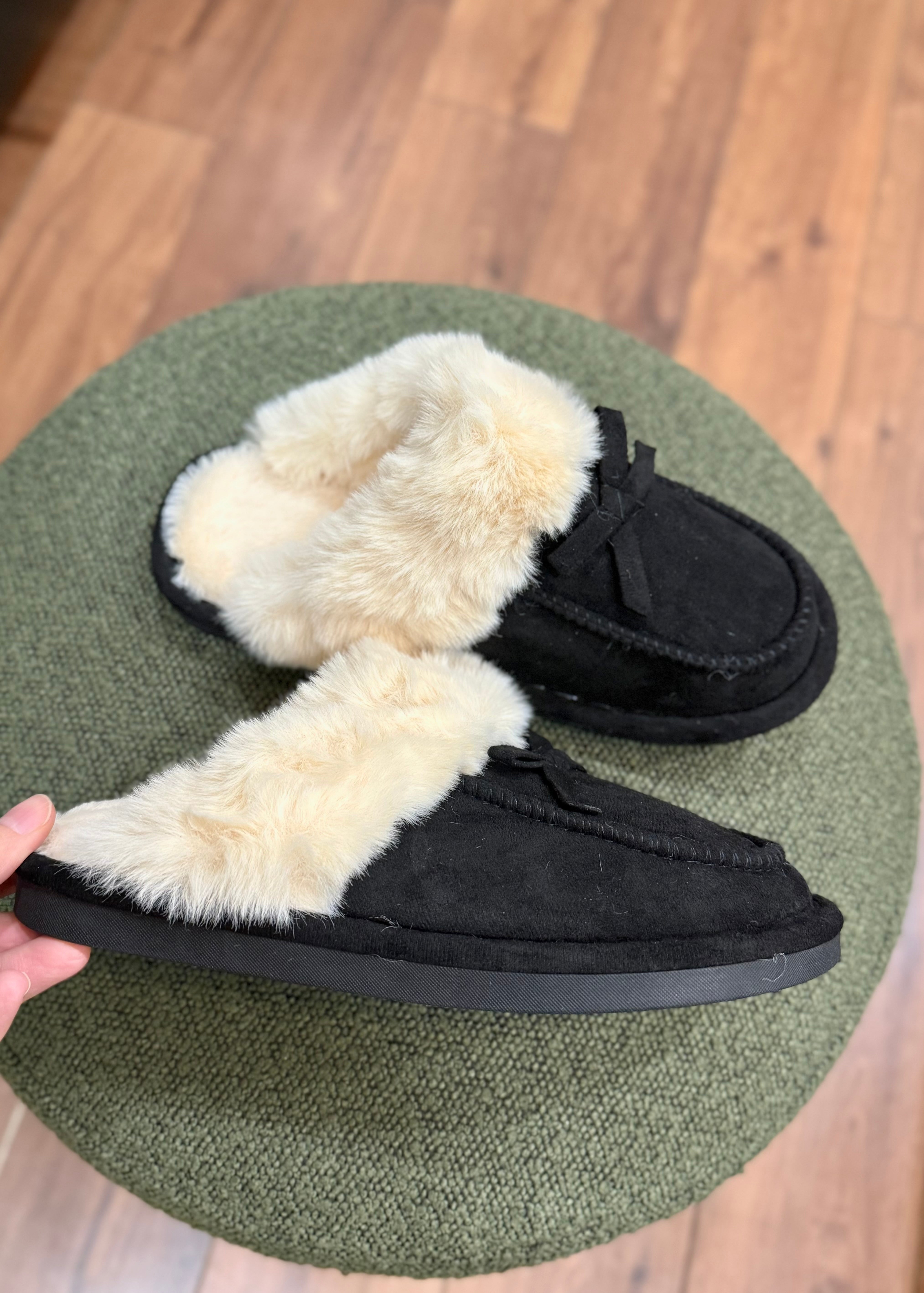 Chaussons Homewear Noir/écru