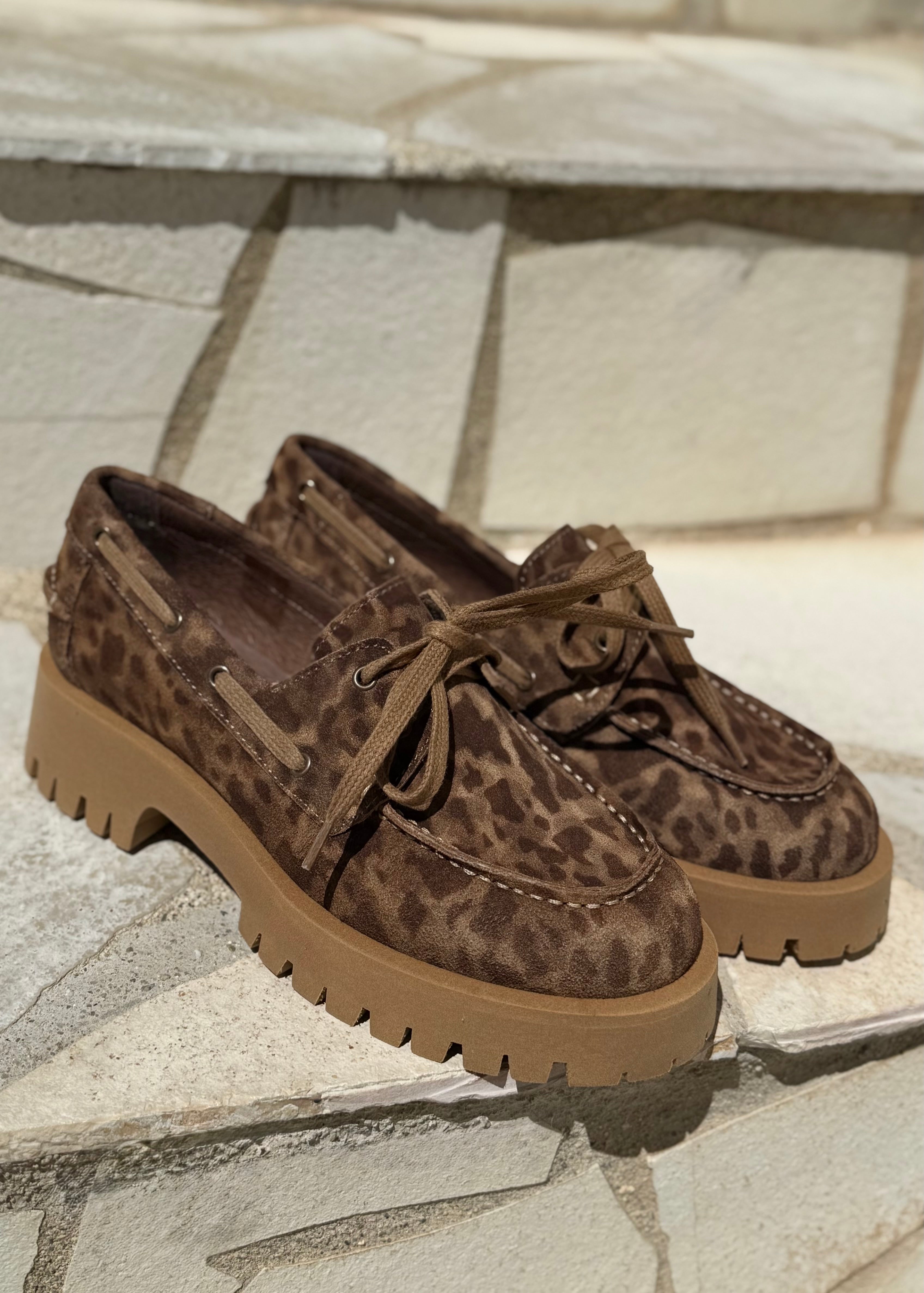 Chaussures bateau Minka design Jas Léopard Minka Design