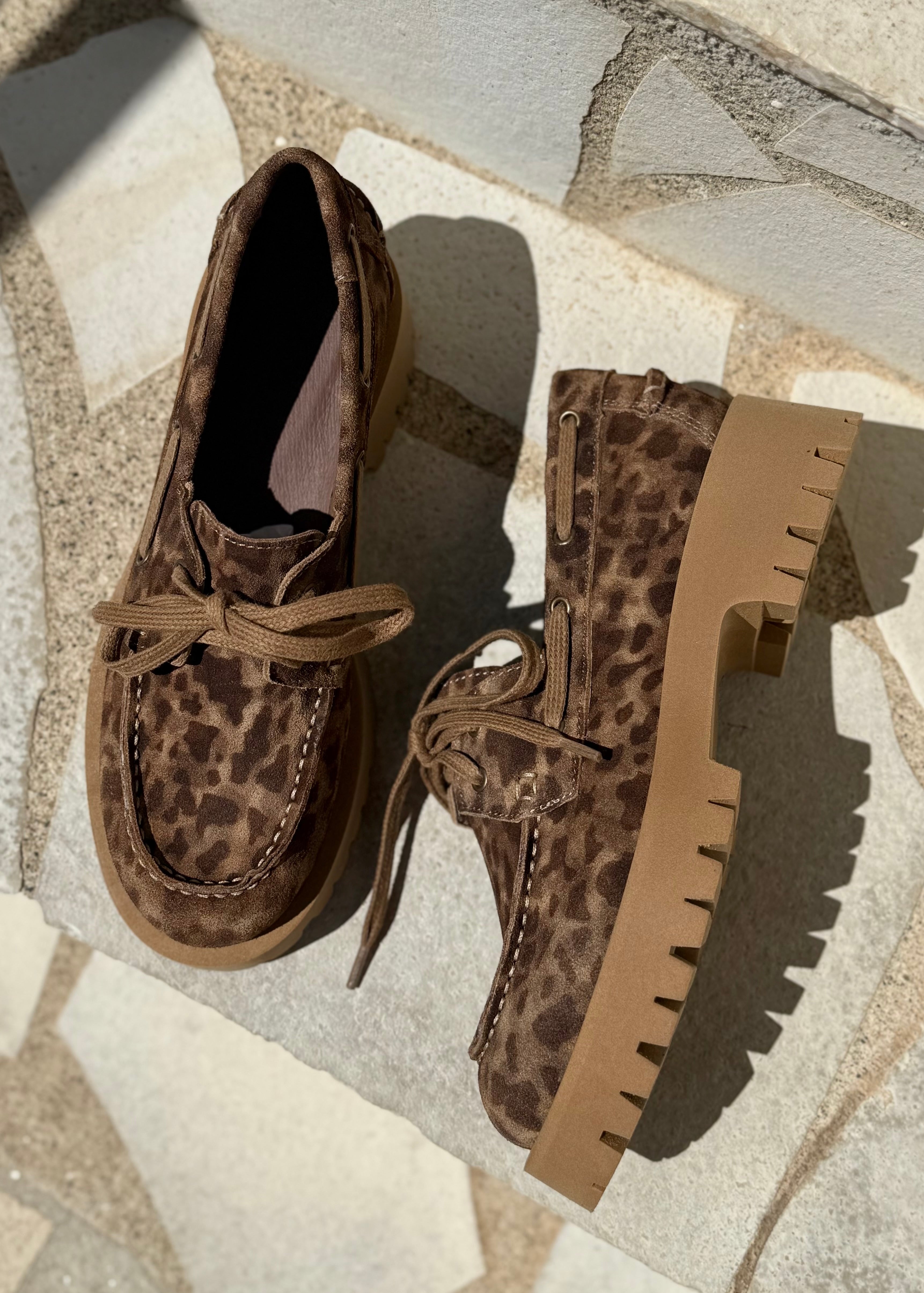 Chaussures bateau Minka design Jas Léopard Minka Design