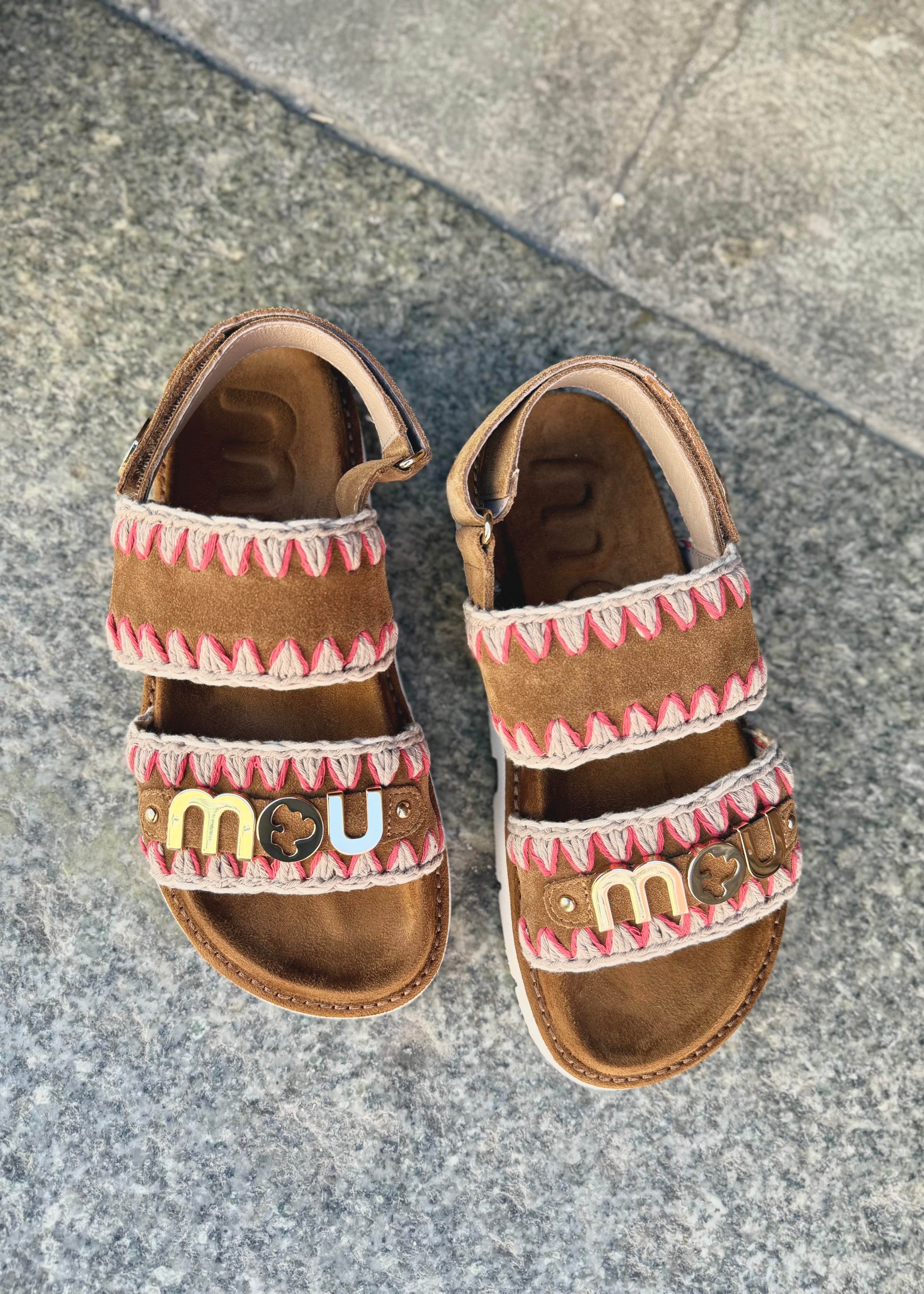 Sandales bio MOU Cognac Mou footwear