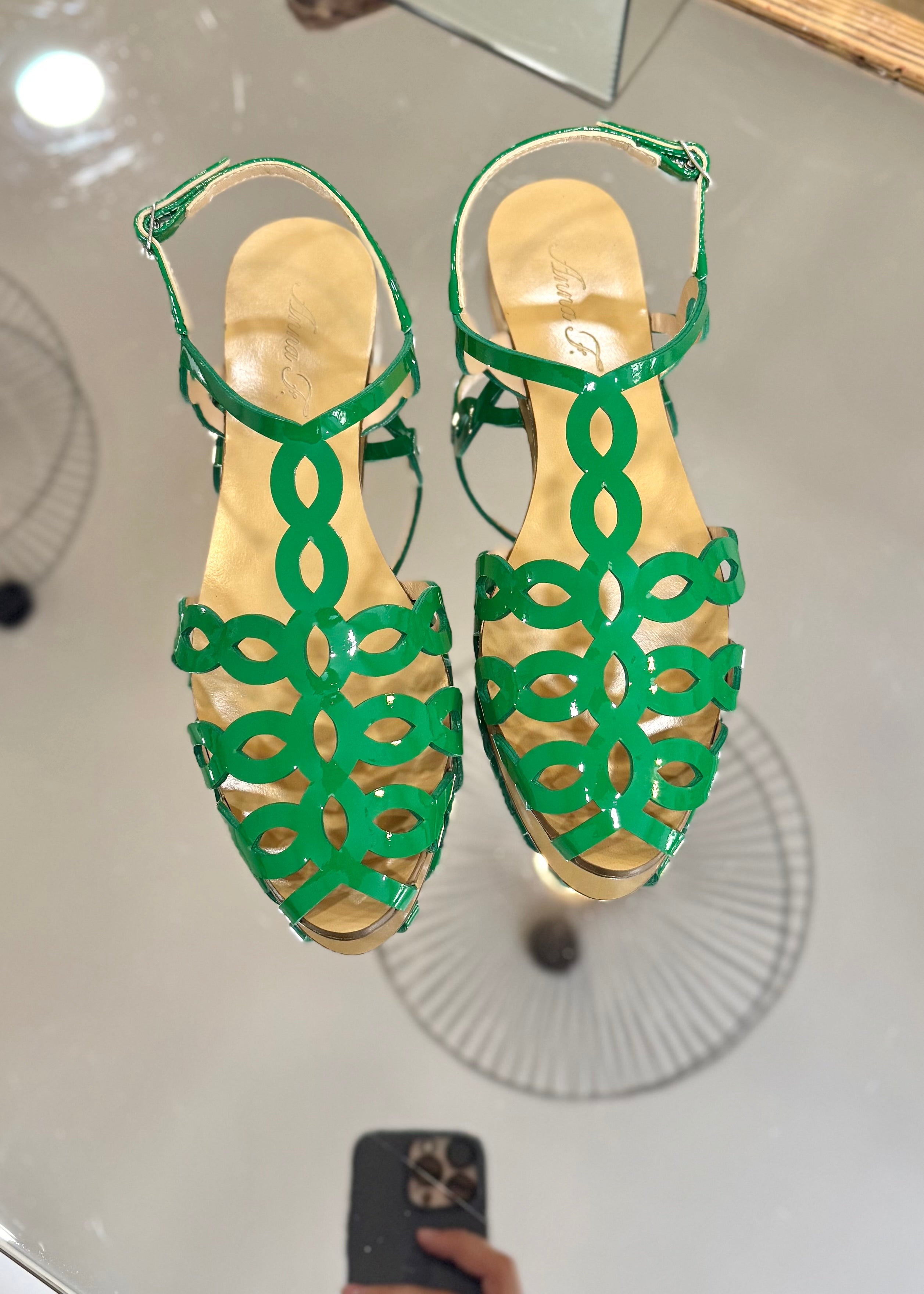 Sandales Anna F. 3628 verde Anna F.