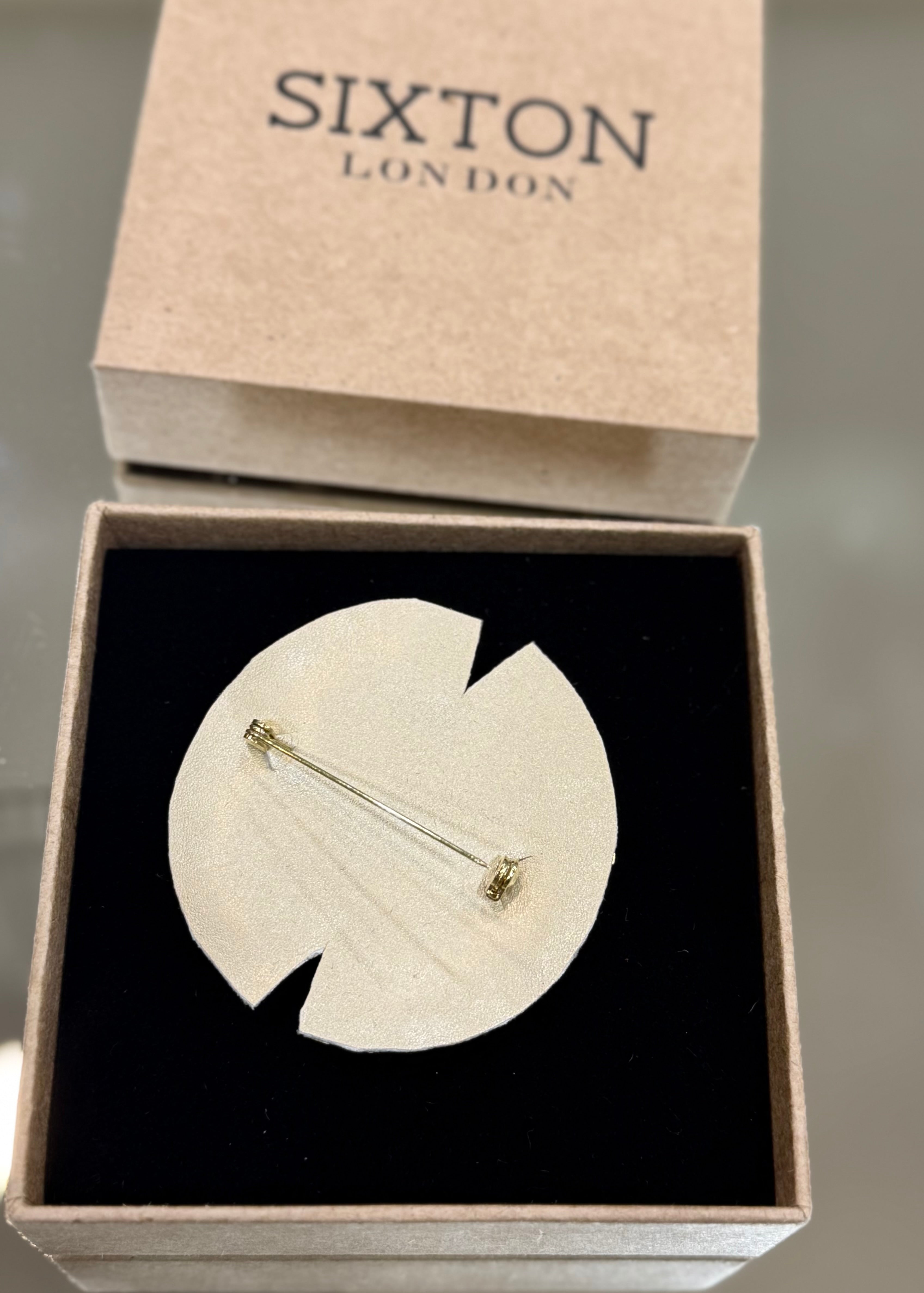 Broche brodée Soleil - Sixton London Sixton London