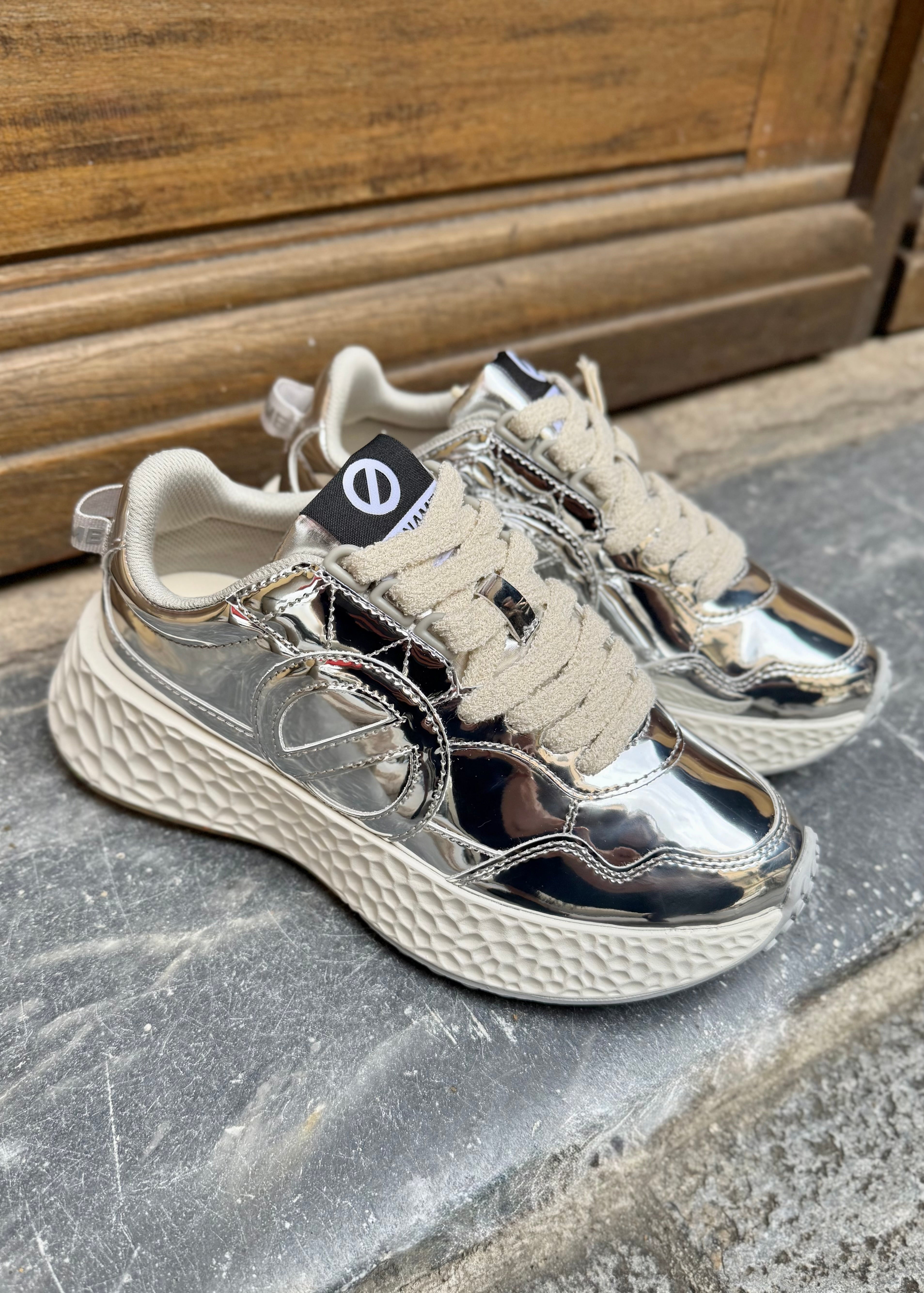 Baskets No Name Carter Runner - Silver/Mirror No Name