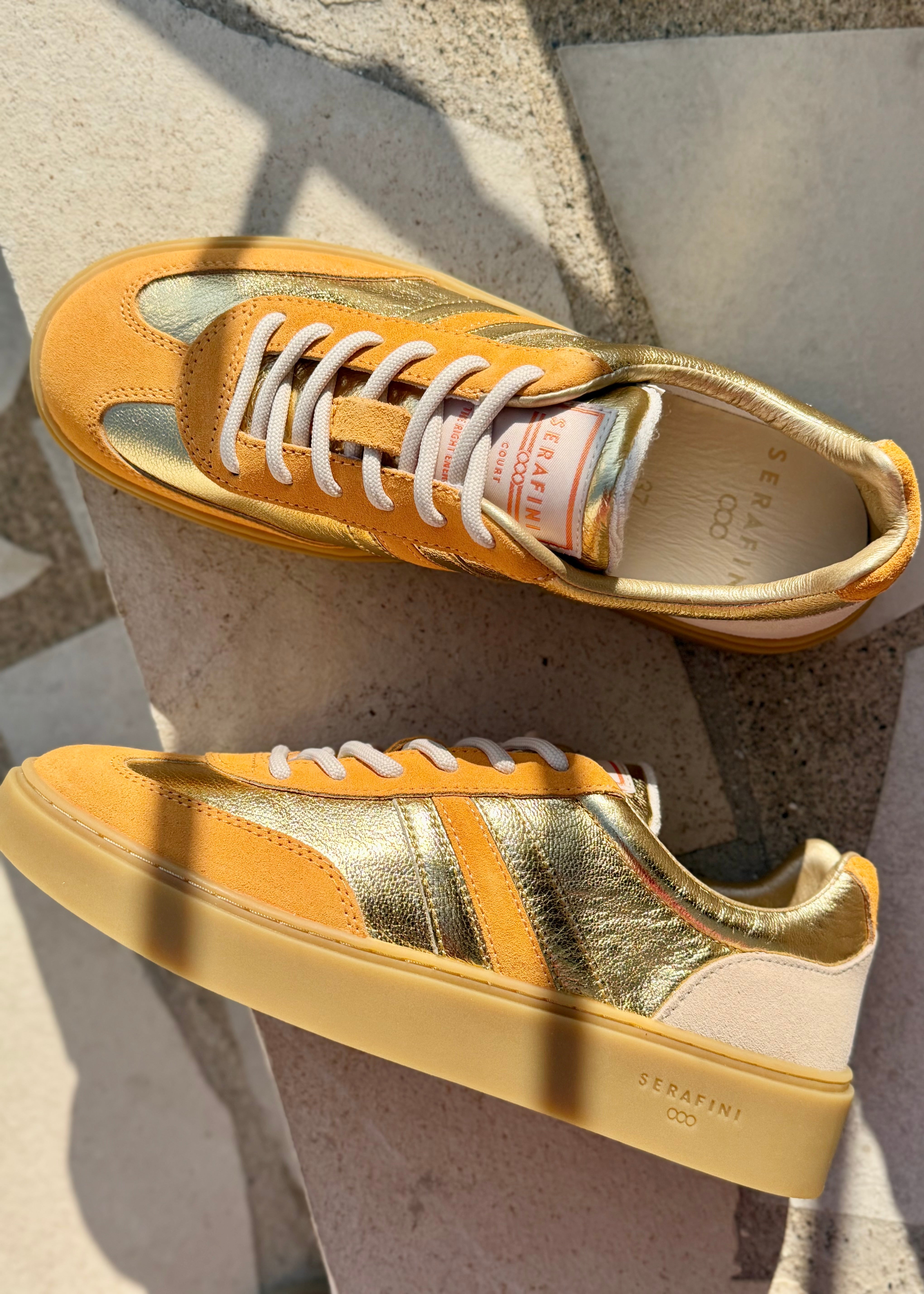Baskets Serafini Court Orange/Gold Serafini