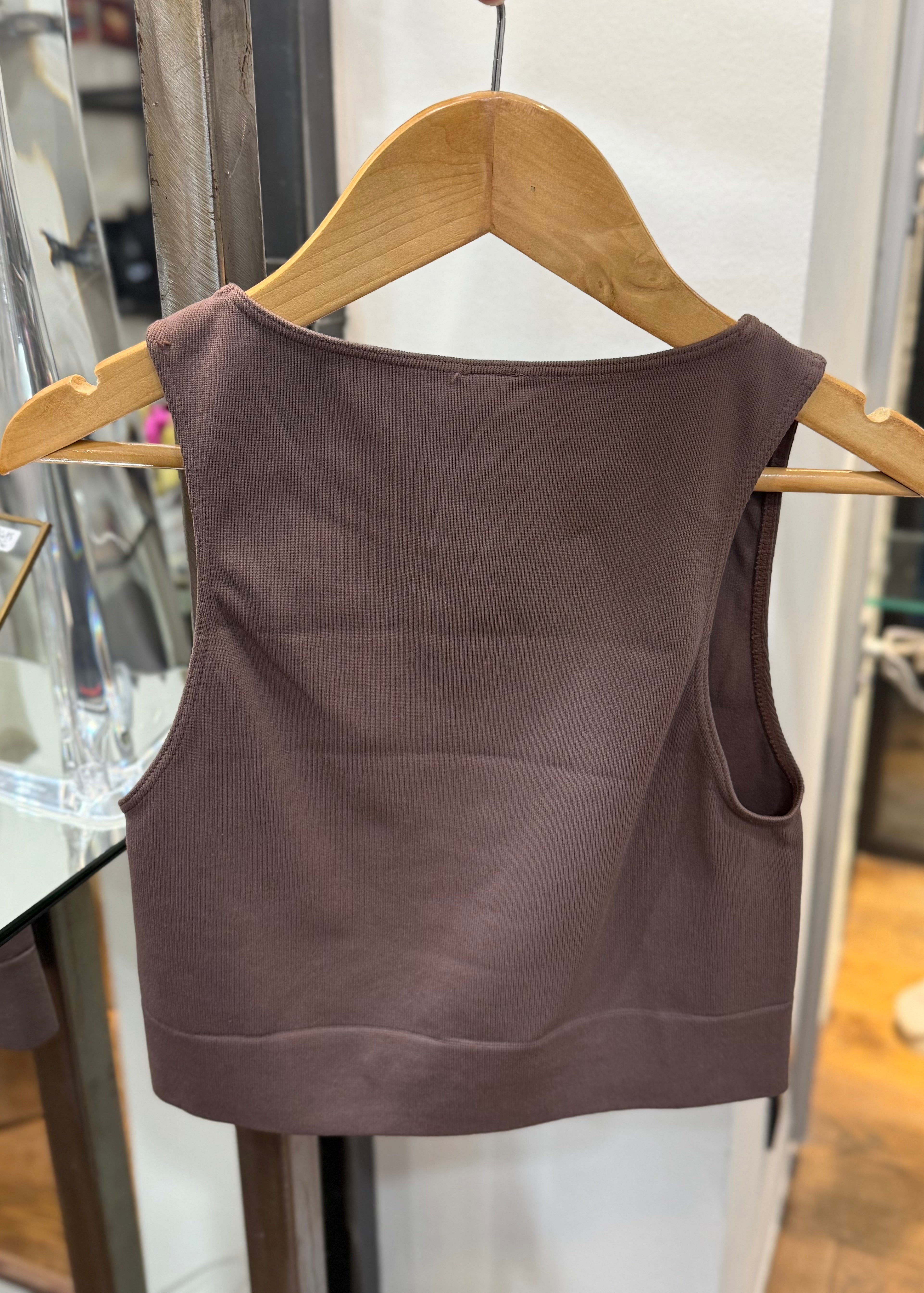 Brassière SIAWEAR ribs Coffee SIAWEAR