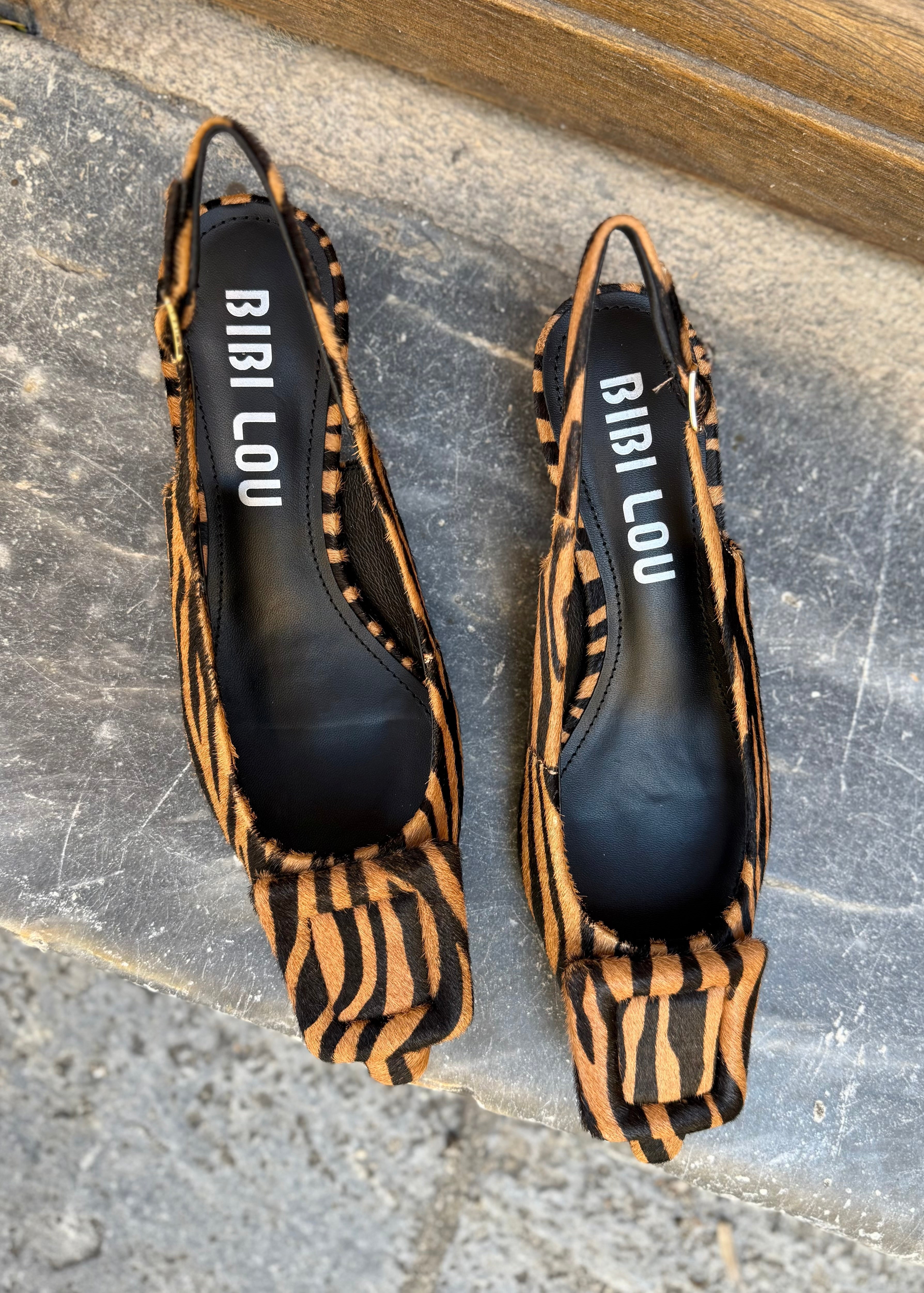 Slingbacks Bibi Lou Bonnie zebra Bibi Lou