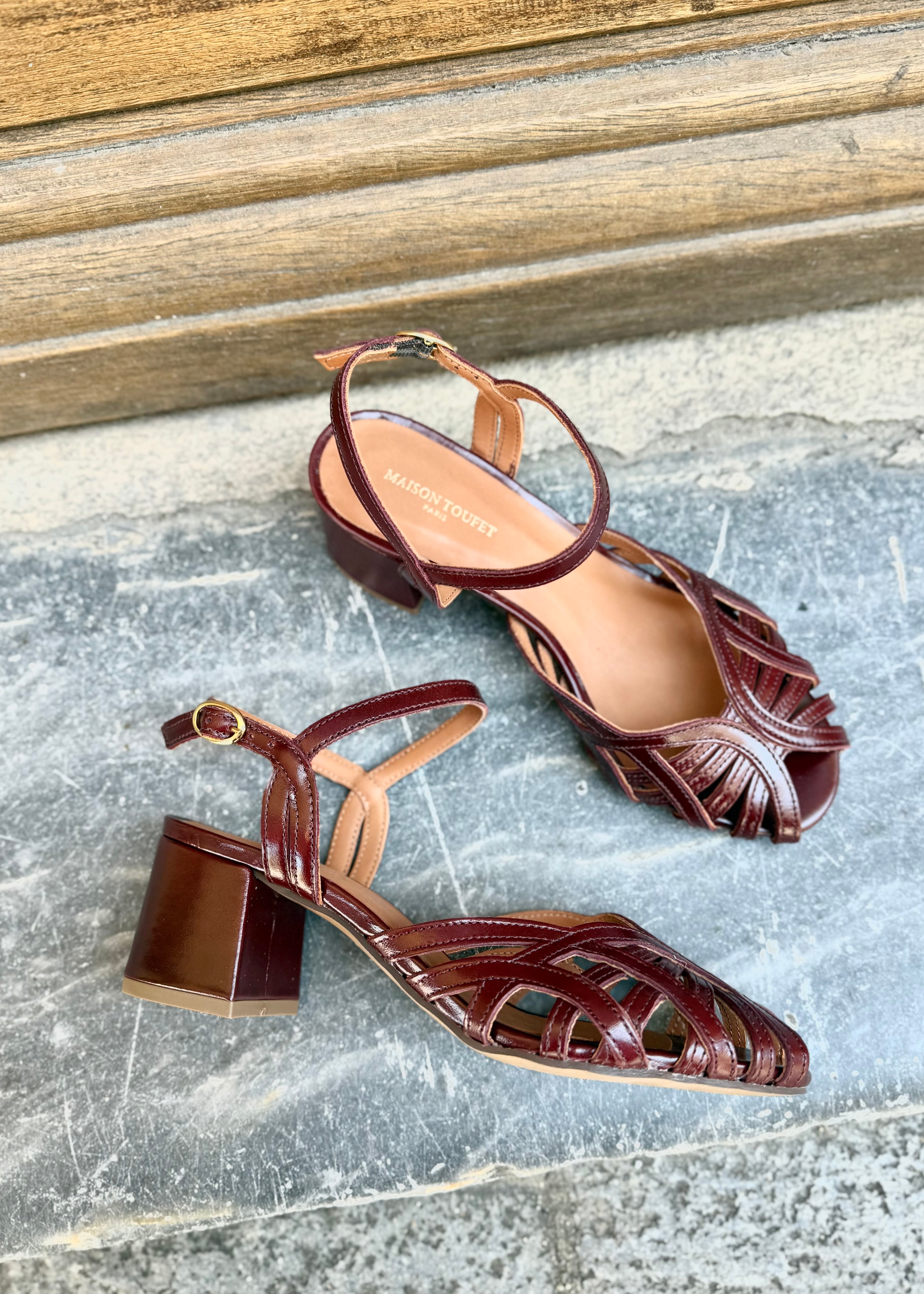 Sandales Maison Toufet Octavia Bordeaux Maison Toufet