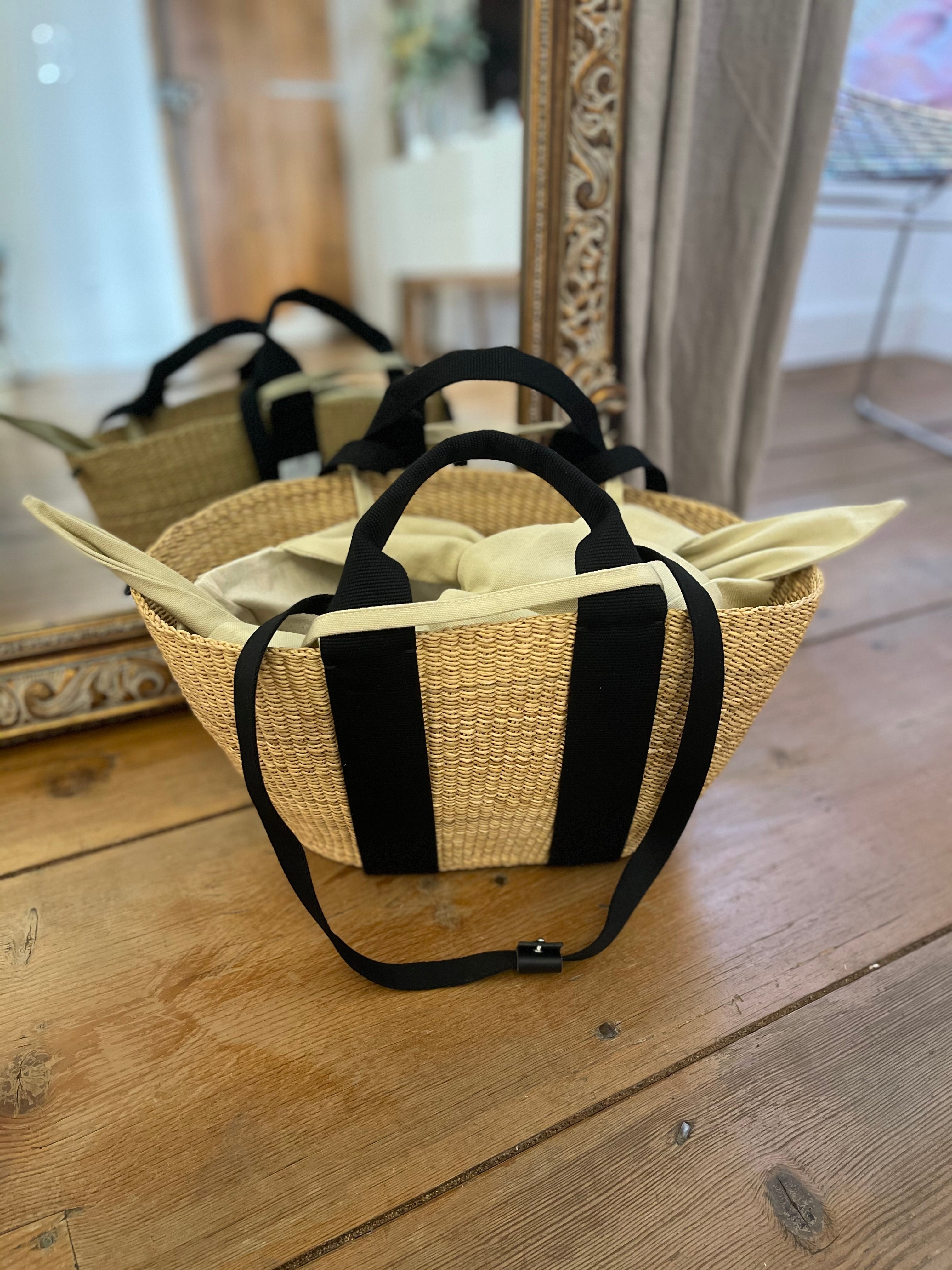 Panier Muuñ George - Natural - Black Handles Muun