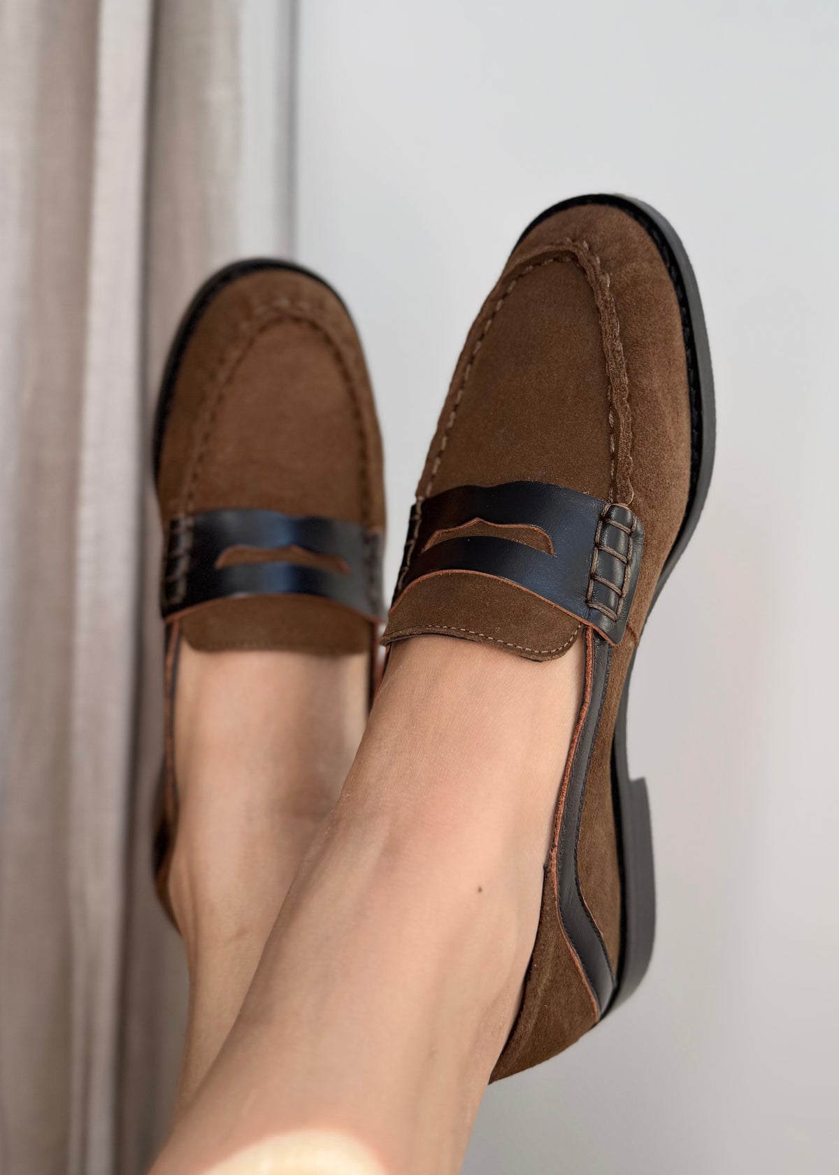 Mocassins Maison Toufet Constance Taupe