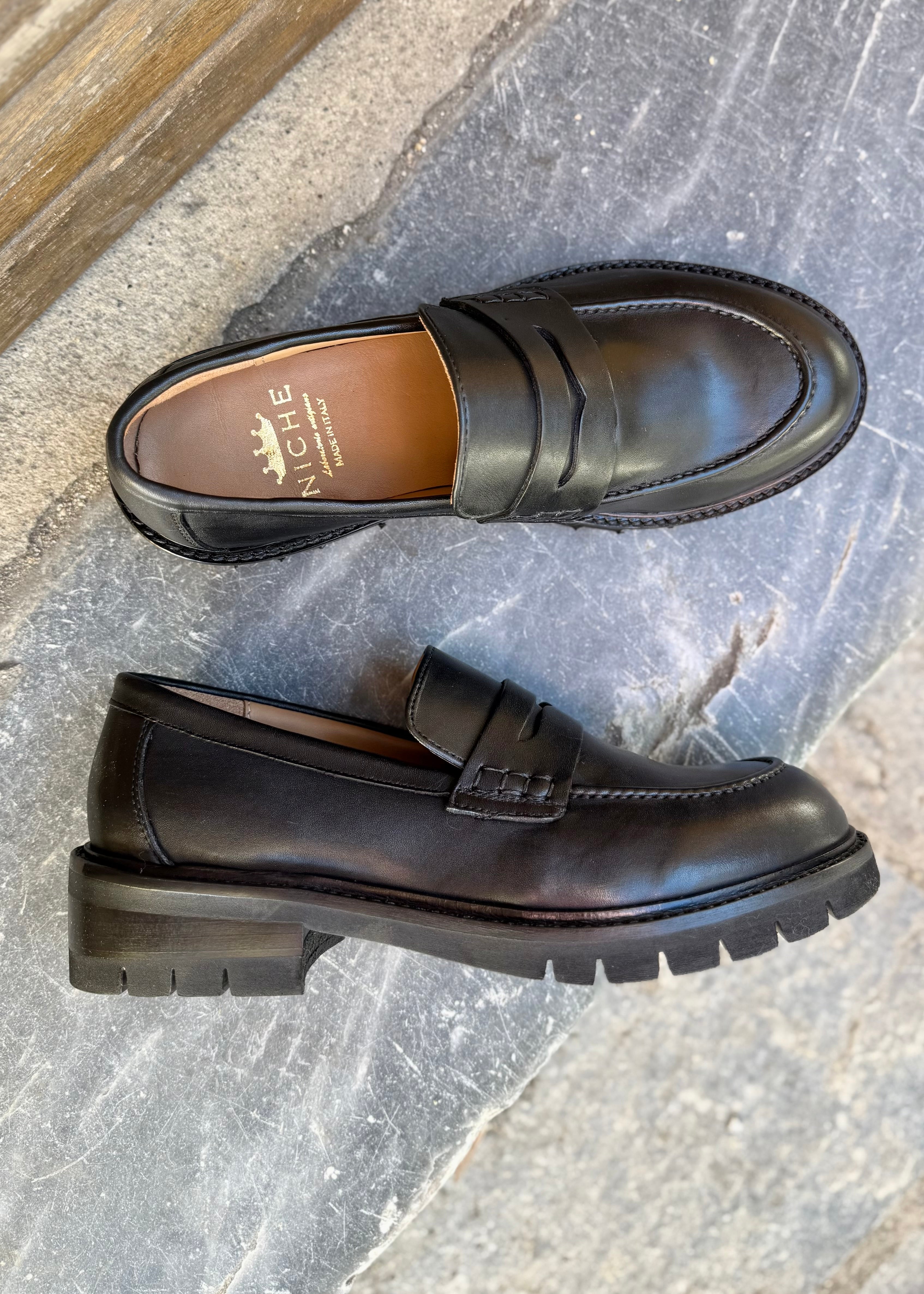 Mocassins Niche 1913 Noir Niche scarpe