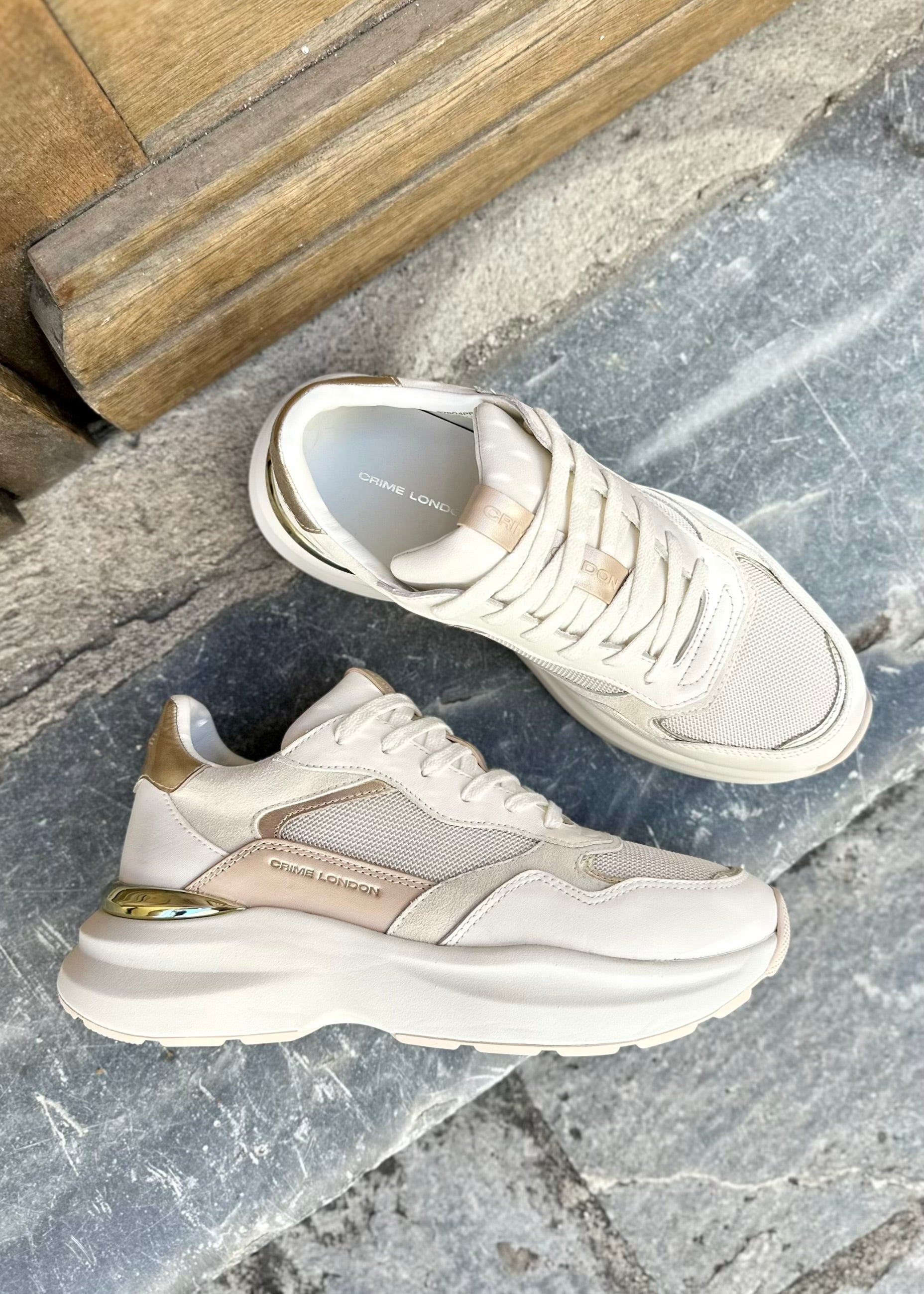 Baskets Crime London Faith Cream Crime London