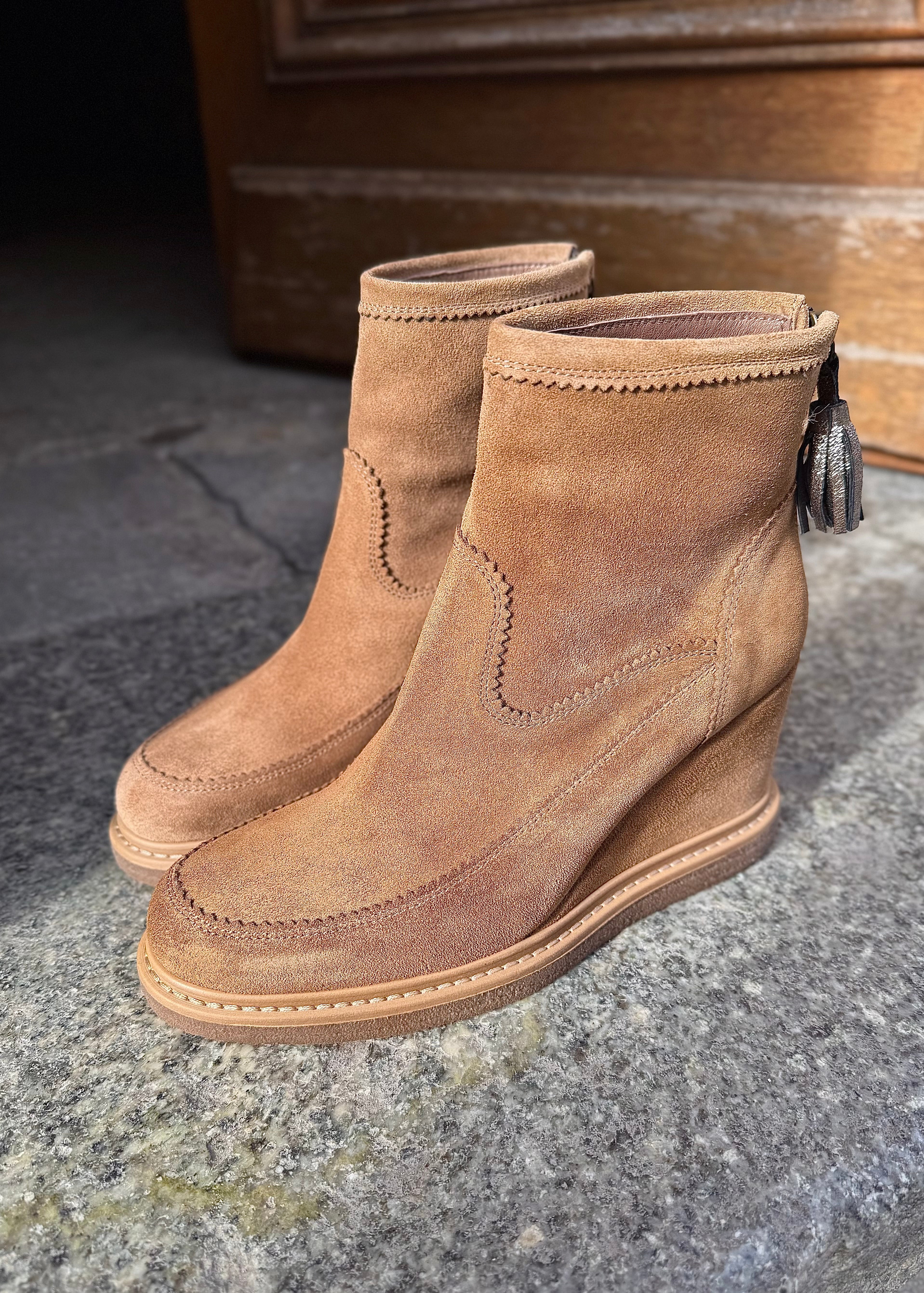 Bottines compensées Minka design Hendra Taupe Minka Design