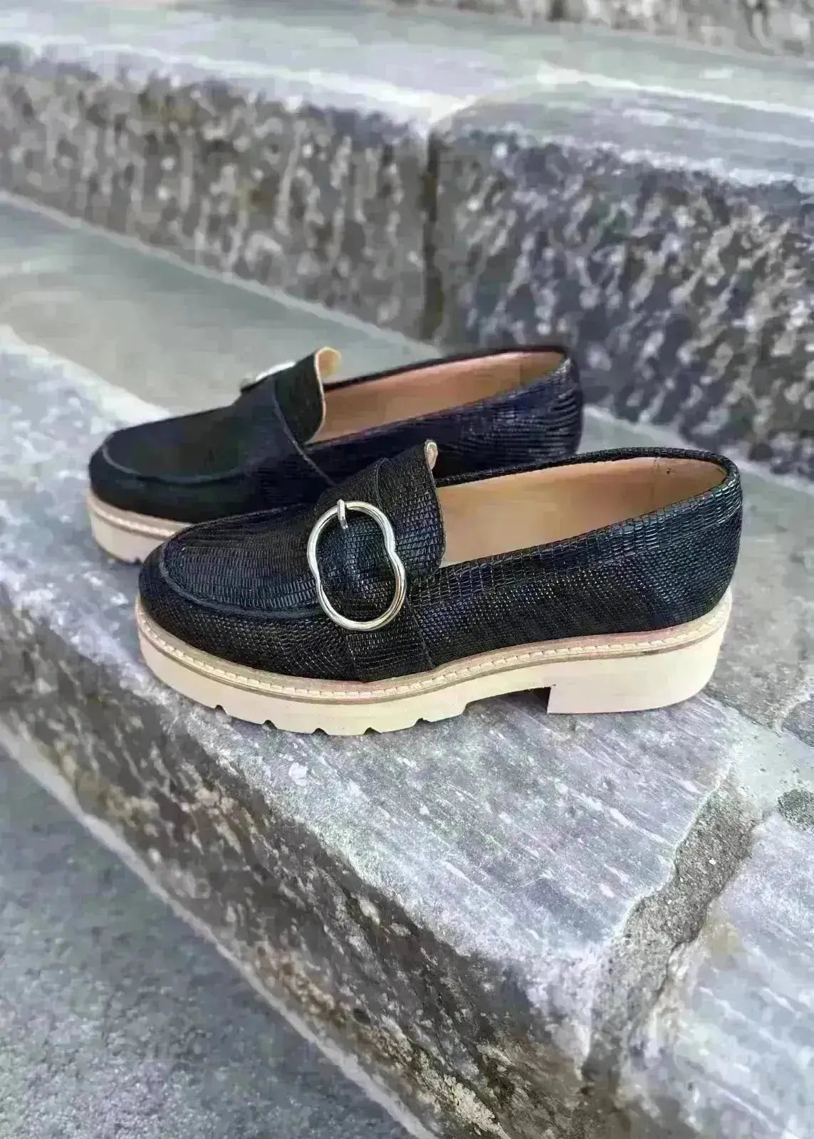 Mocassins Anaki Paris Pasadena noir Anaki Paris