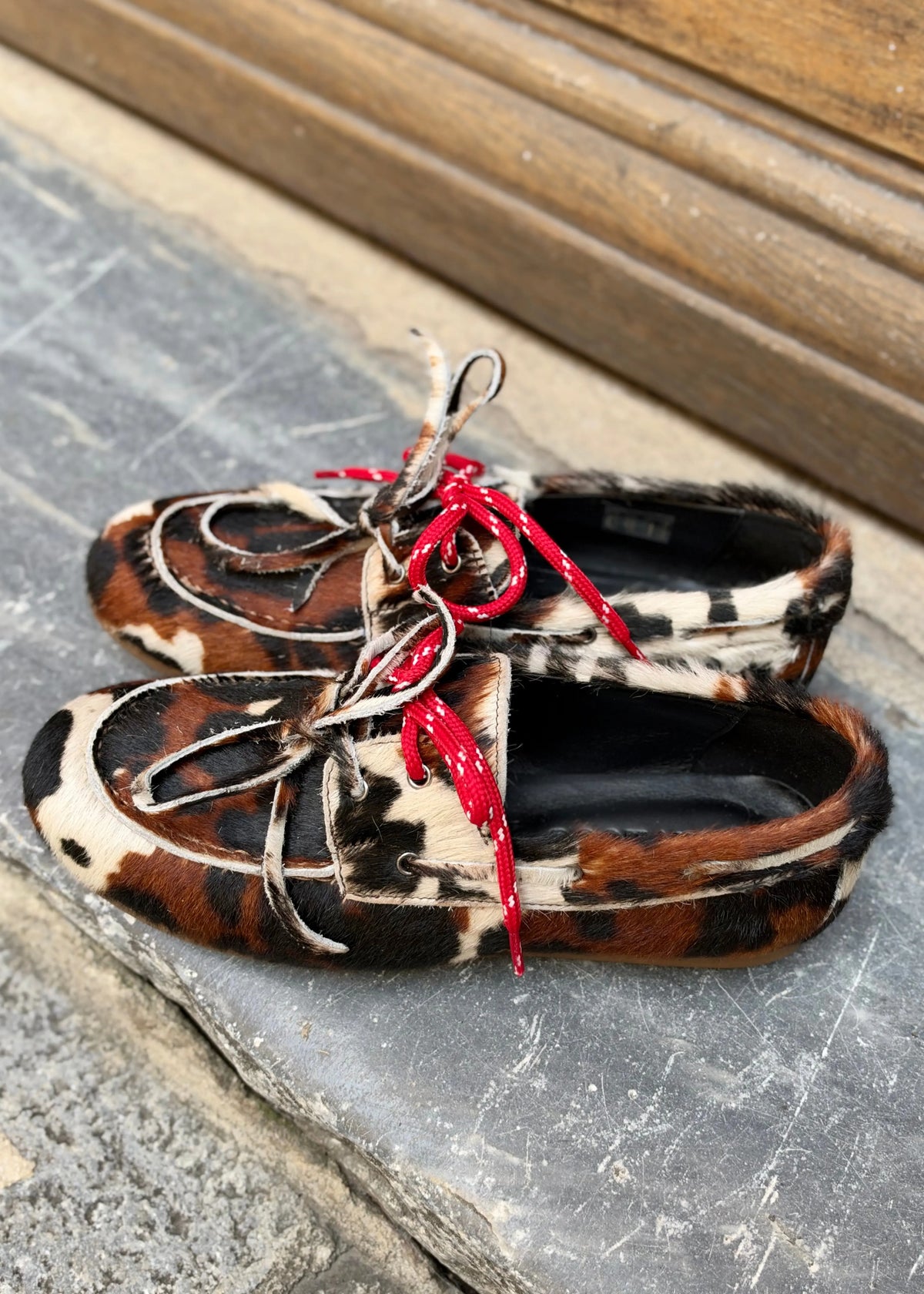 Mocassins JeanLouc print Vache JeanLouc