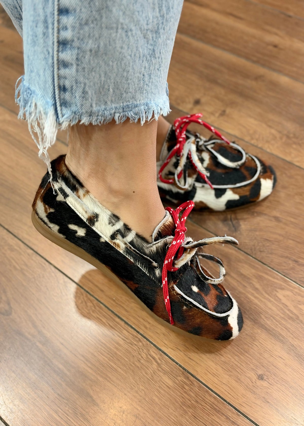 Mocassins JeanLouc print Vache JeanLouc