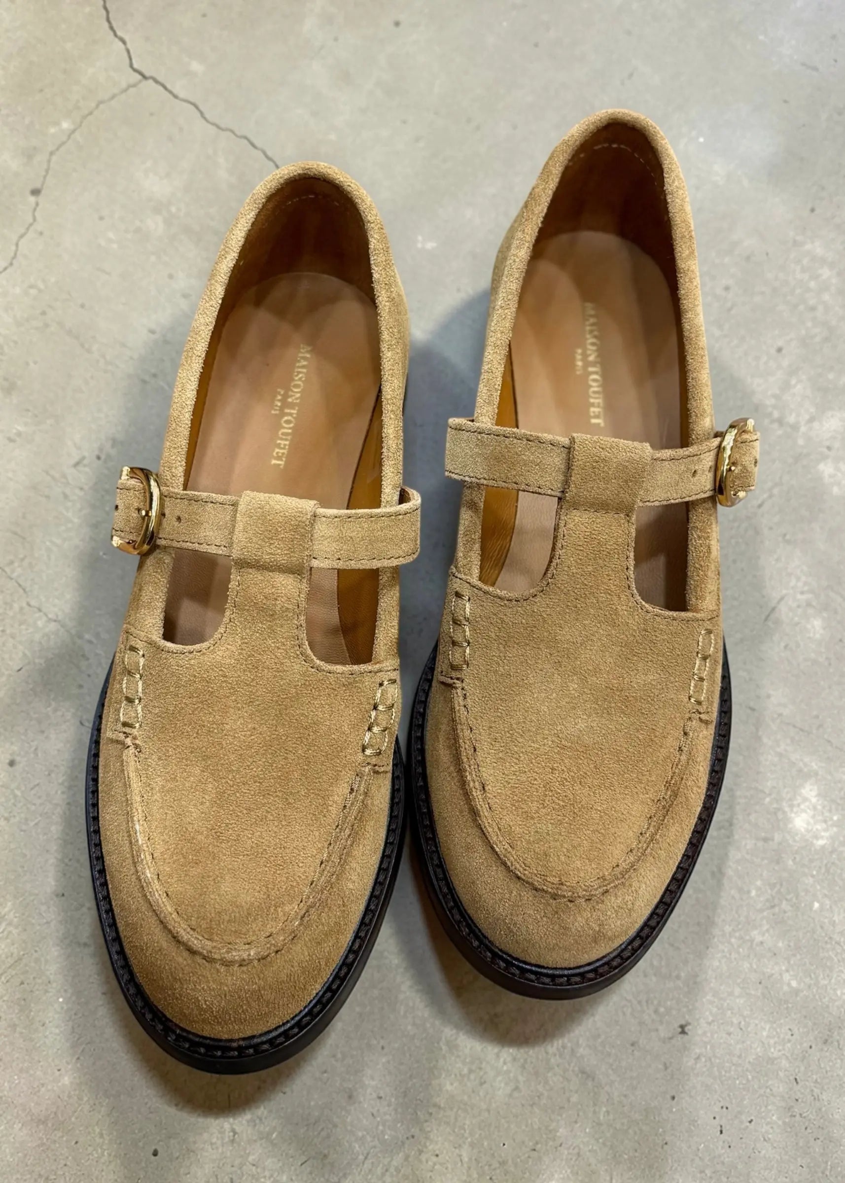 Mocassins Maison Toufet Anne Camel Maison Toufet