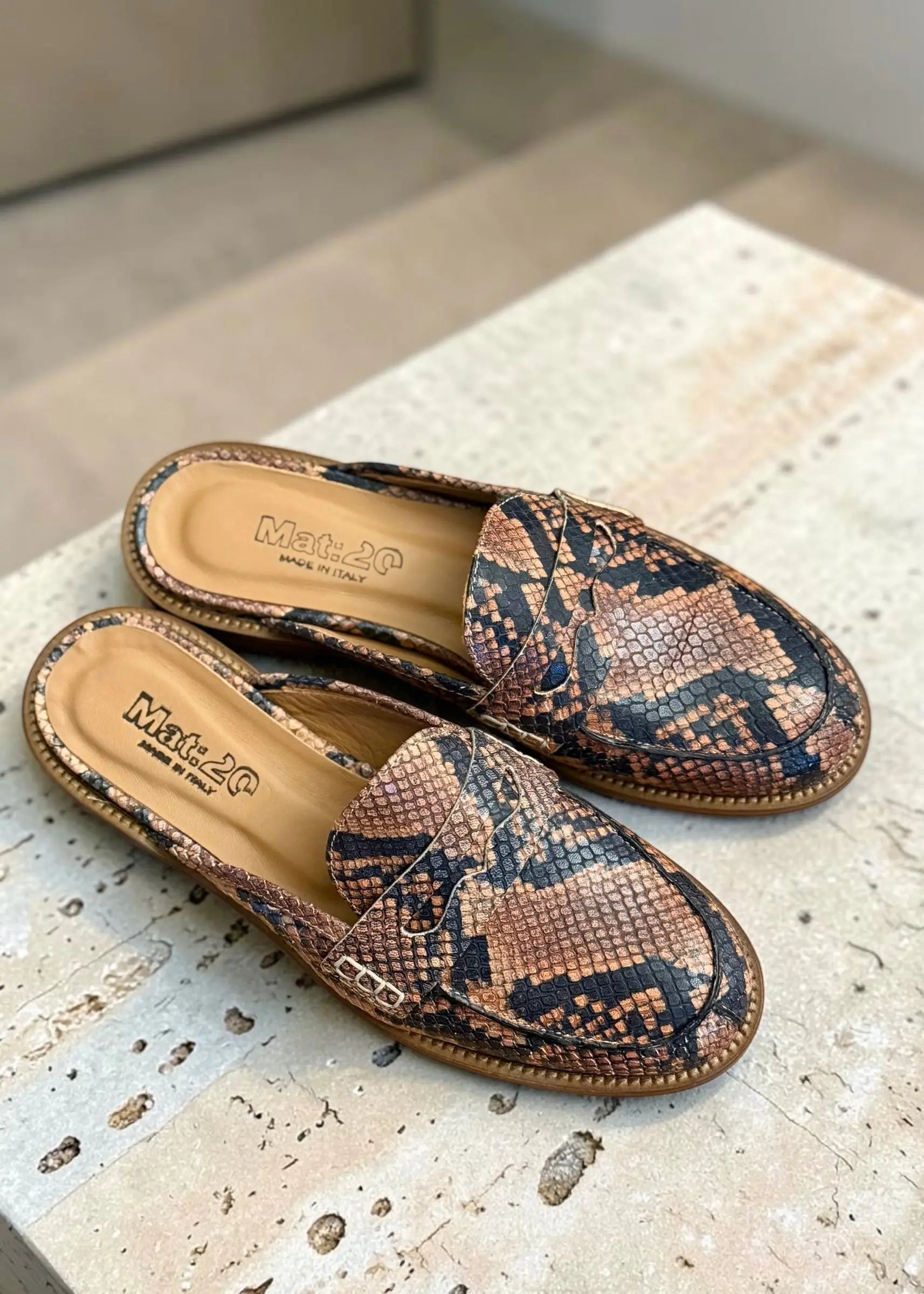 Mocassins Mat:20 9024 pitone blush Mat:20