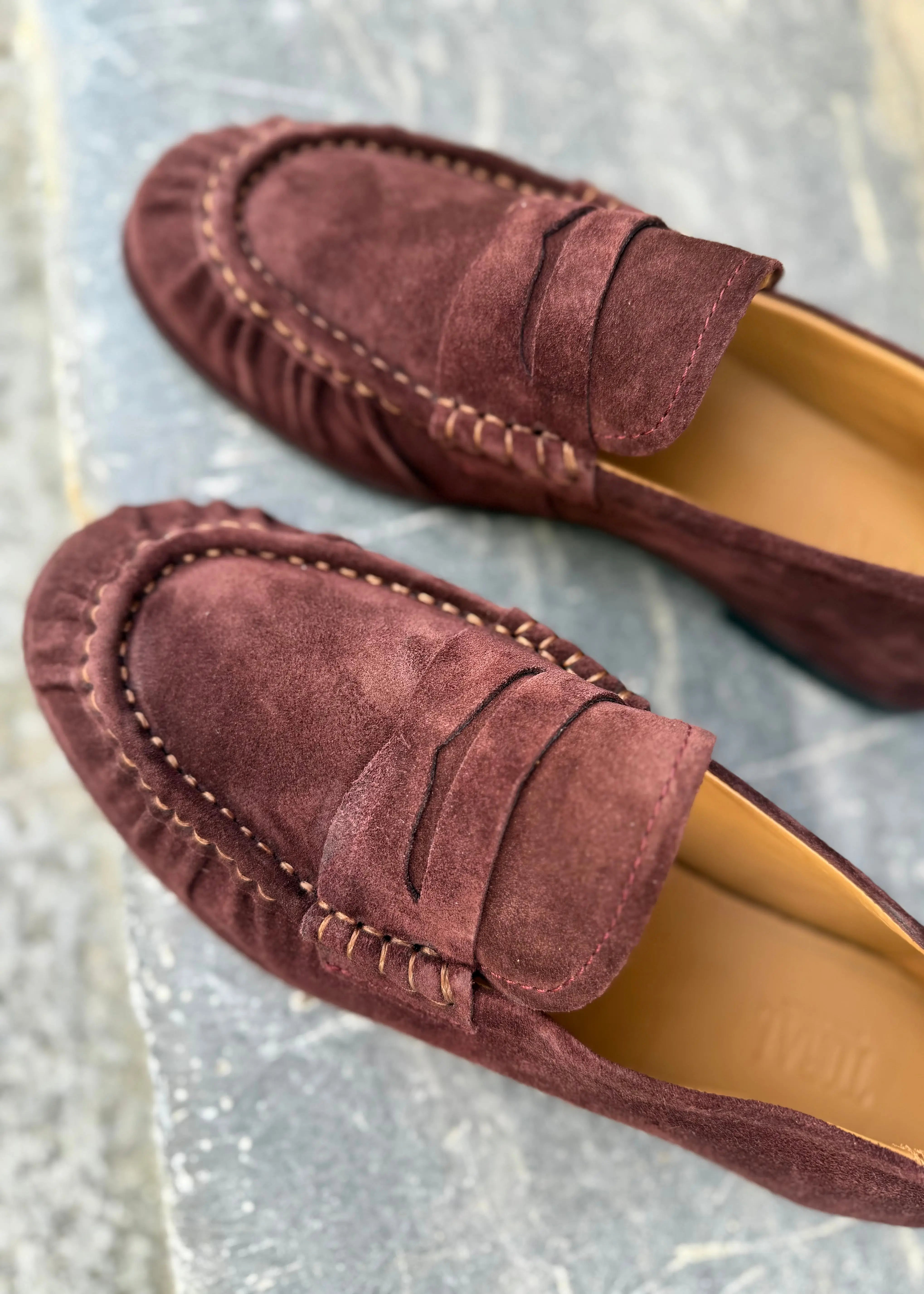 Mocassins Toral Frida suède chocolat Toral