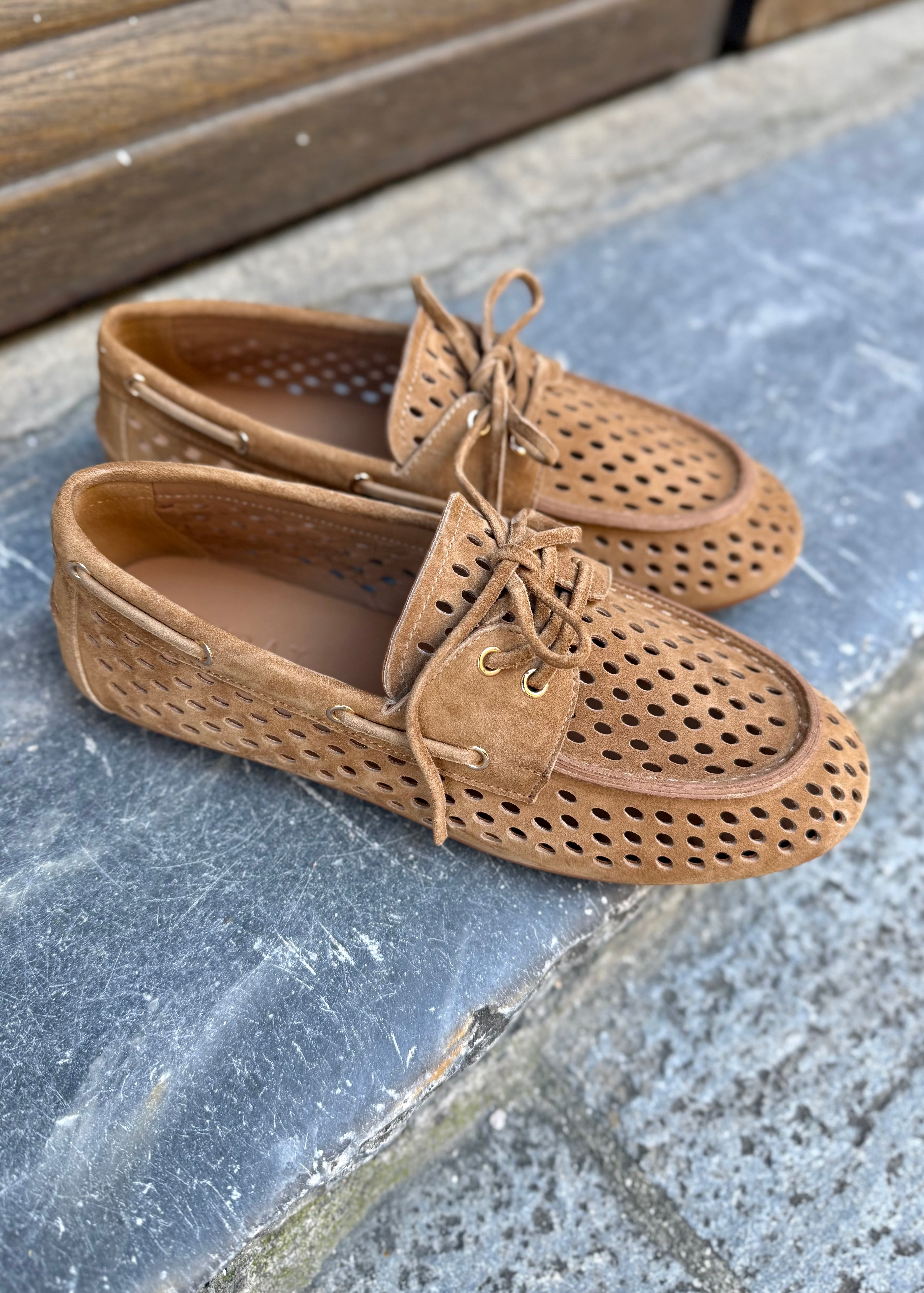 Mocassins Toral Karmel suède camel Toral