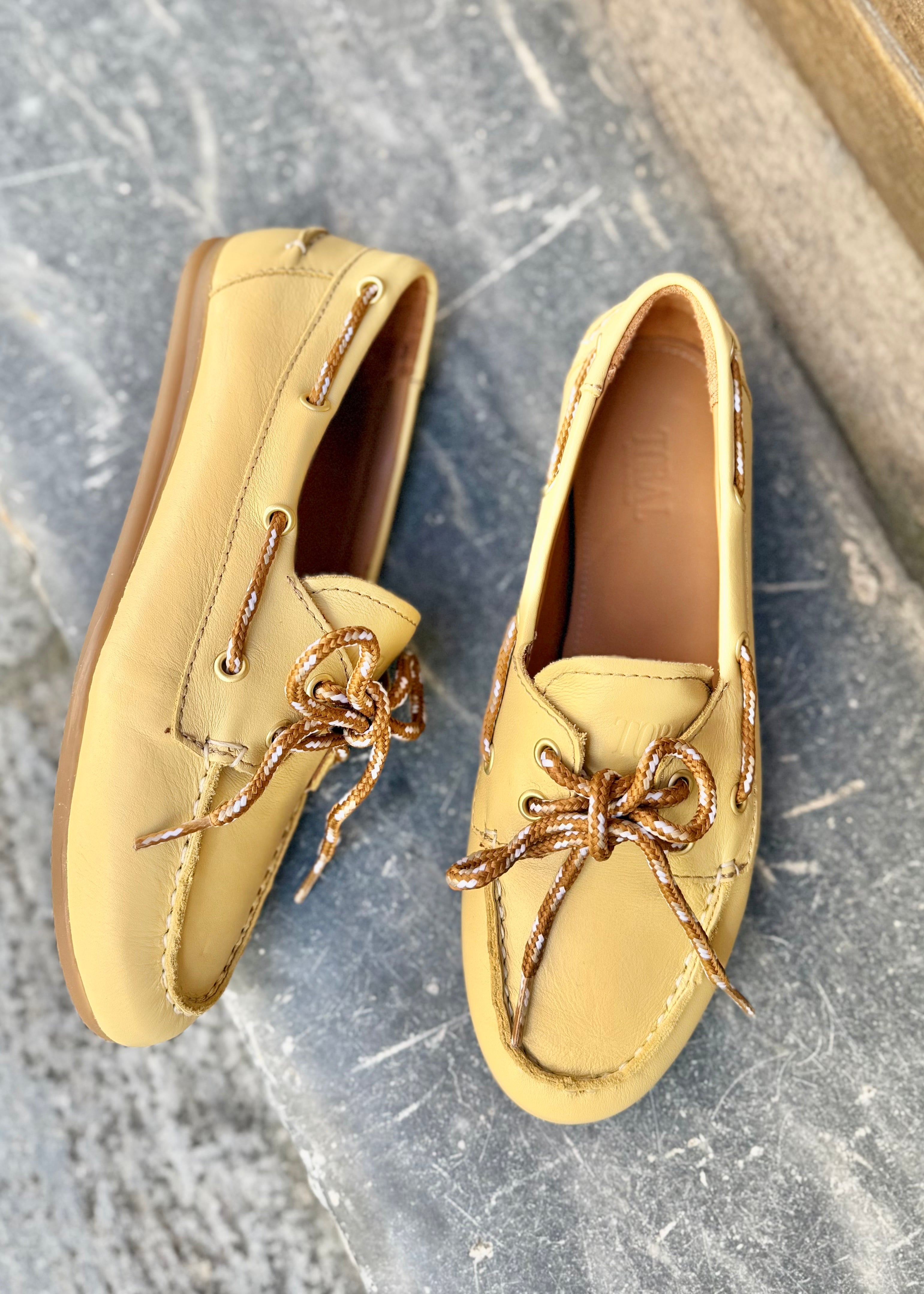 Mocassins Toral Kimana soft yellow Toral