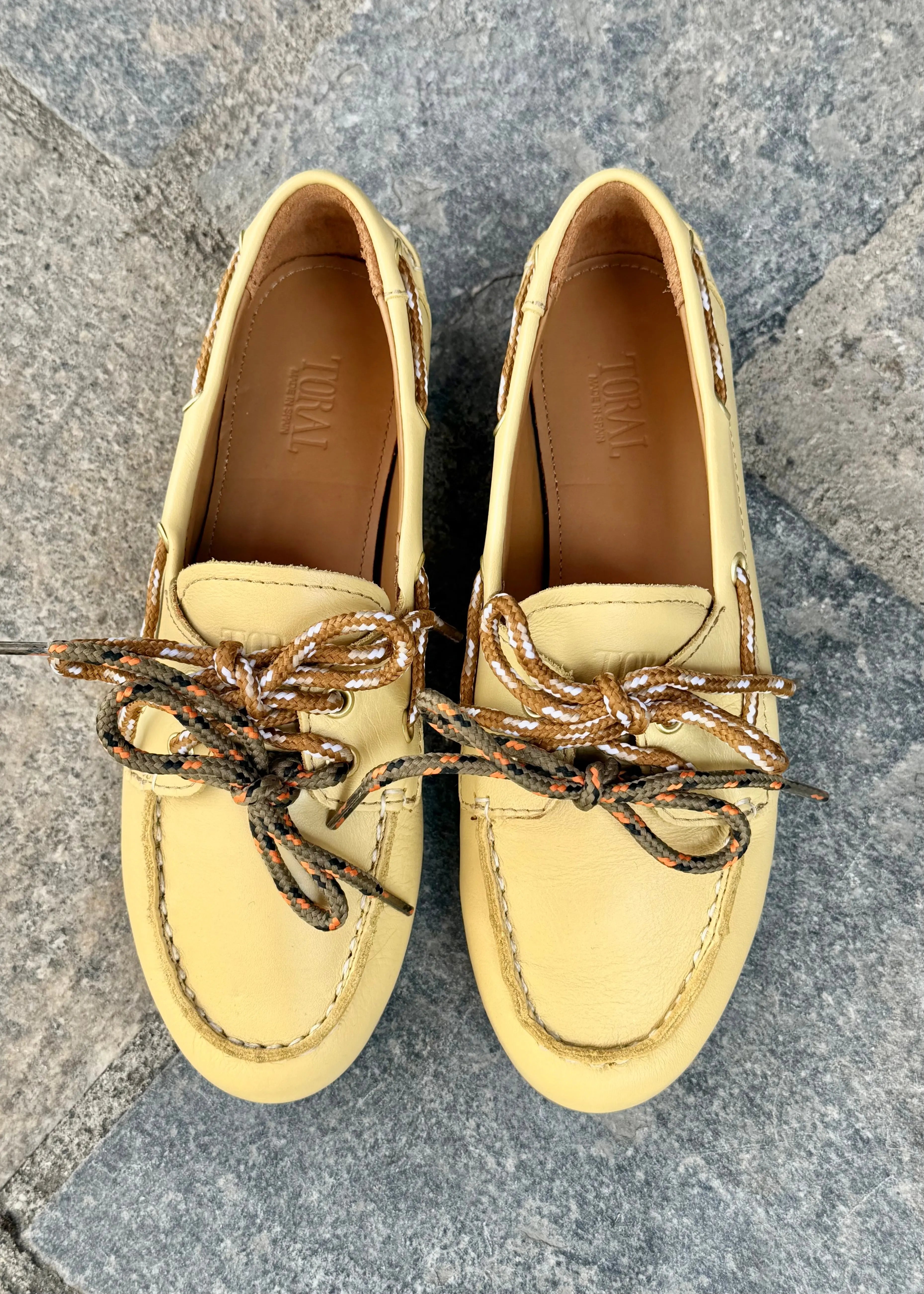 Mocassins Toral Kimana soft yellow Toral