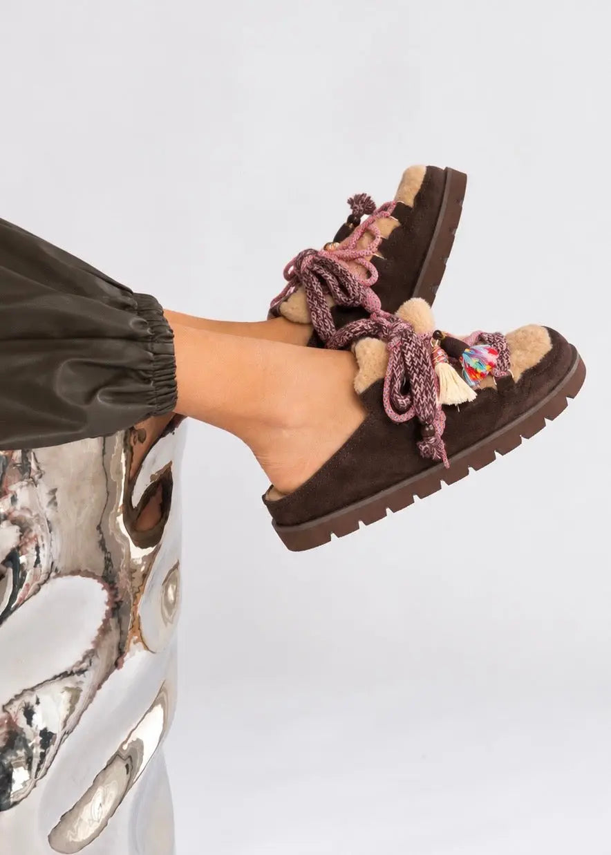 Mules Bibi Lou Cori Dark Brown Bibi Lou