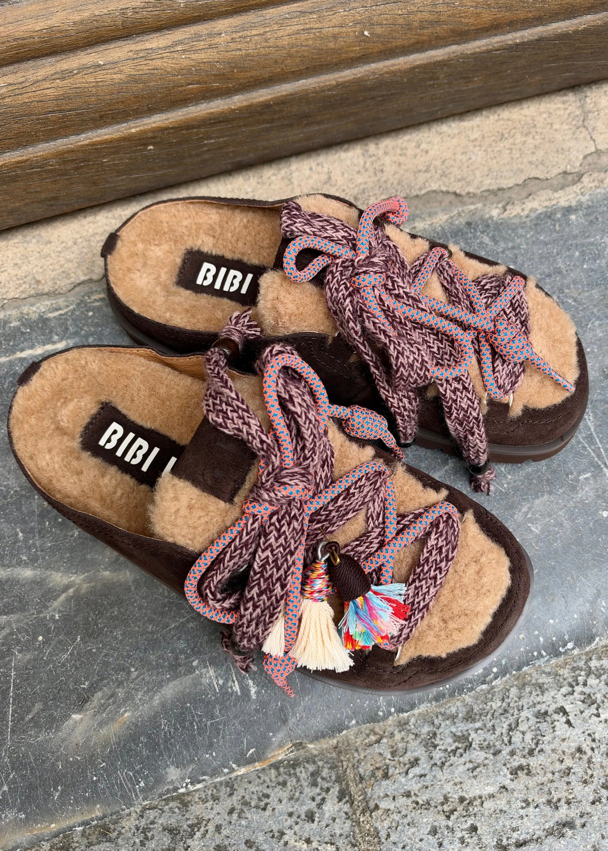 Mules Bibi Lou Cori Dark Brown Bibi Lou