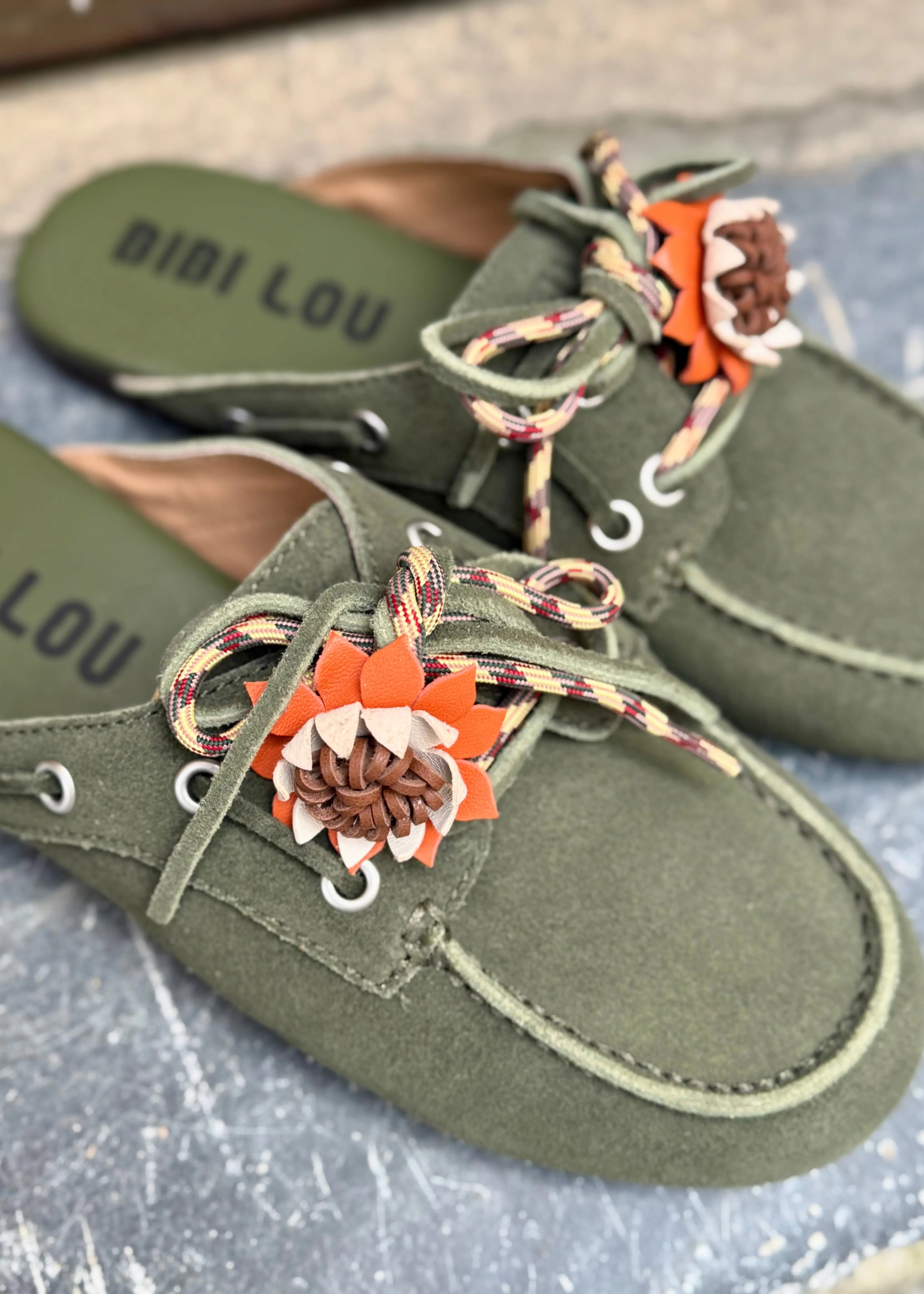 Mules Bibi Lou Tana loafer kaki Bibi Lou