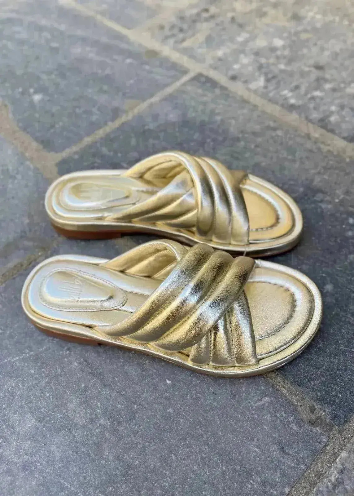 Mules Billi Bi A1730 Gold Nappa Billi bi