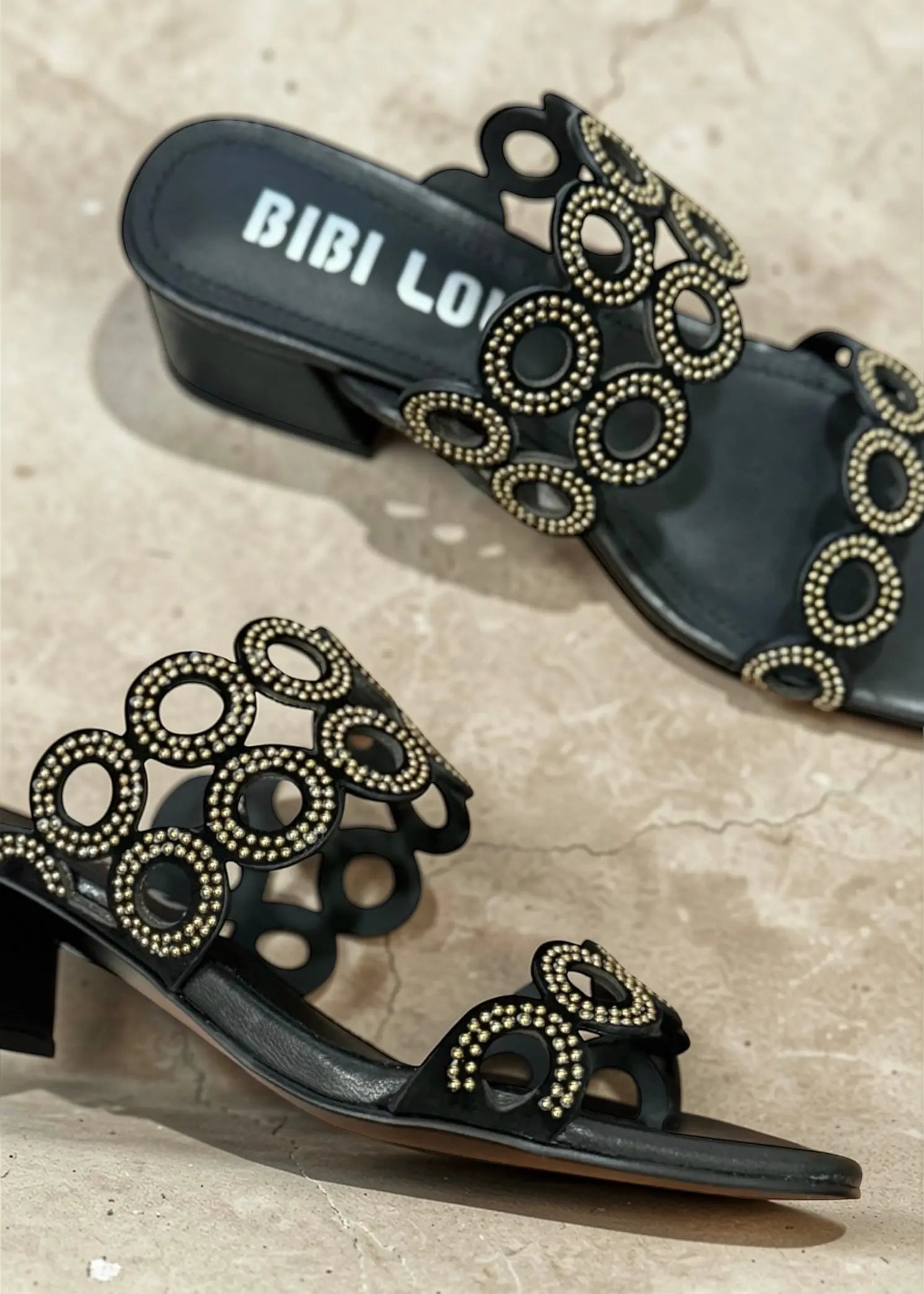 Mules à talons Bibi Lou Oribu Noir Bibi Lou