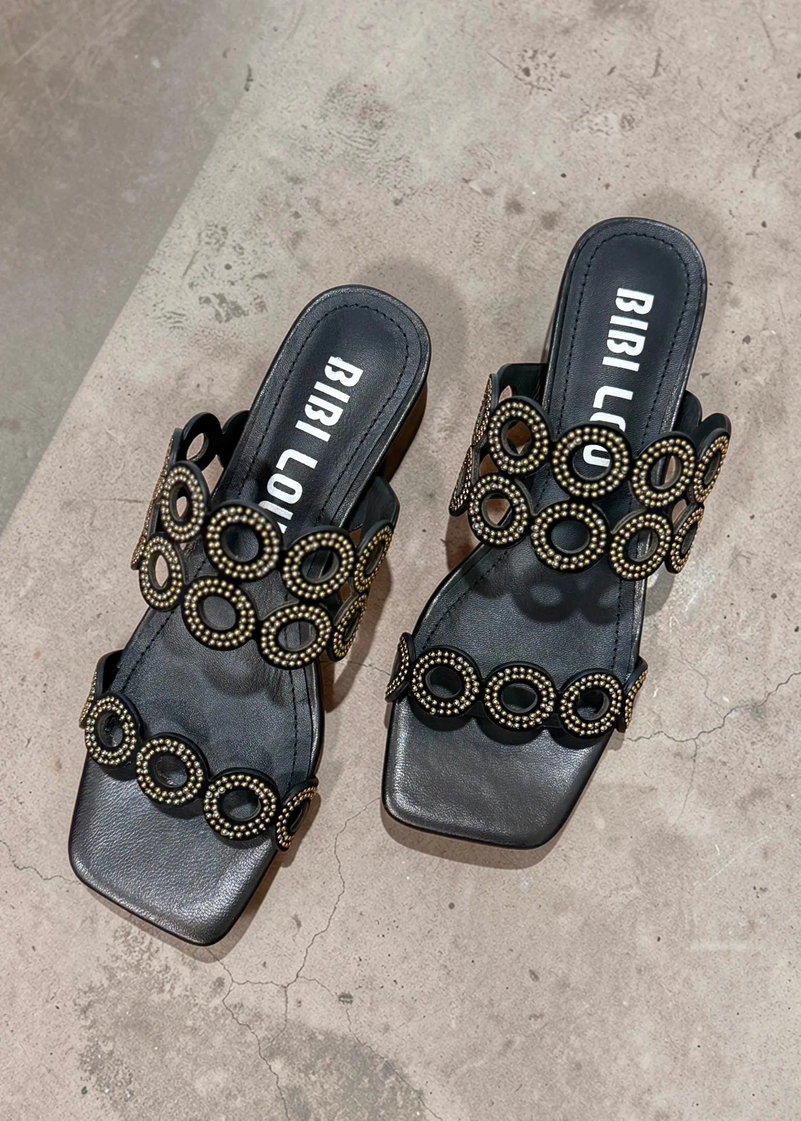 Mules à talons Bibi Lou Oribu Noir Bibi Lou