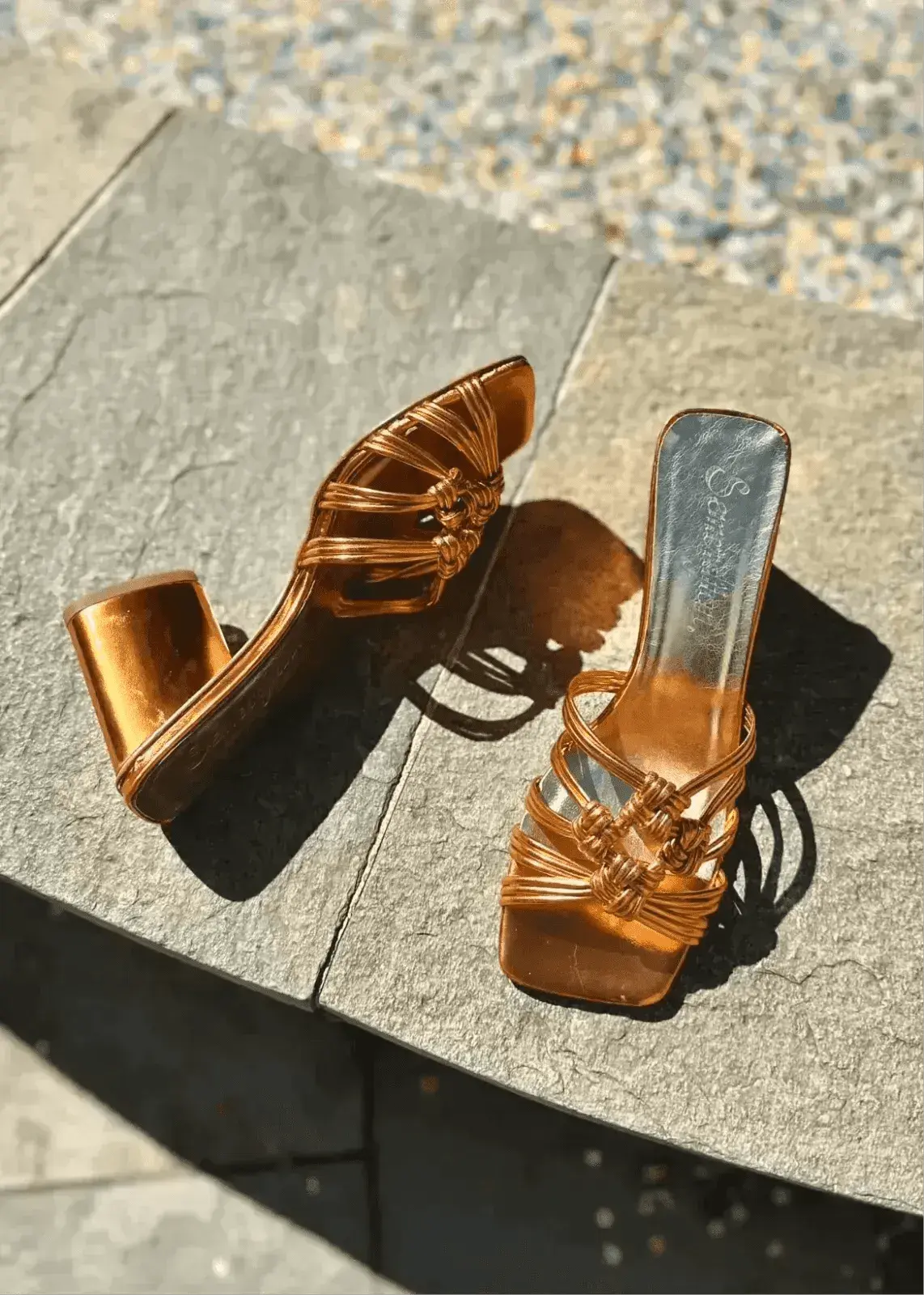 Mules à talons Semerdjian Savona Arancio Semerdjian