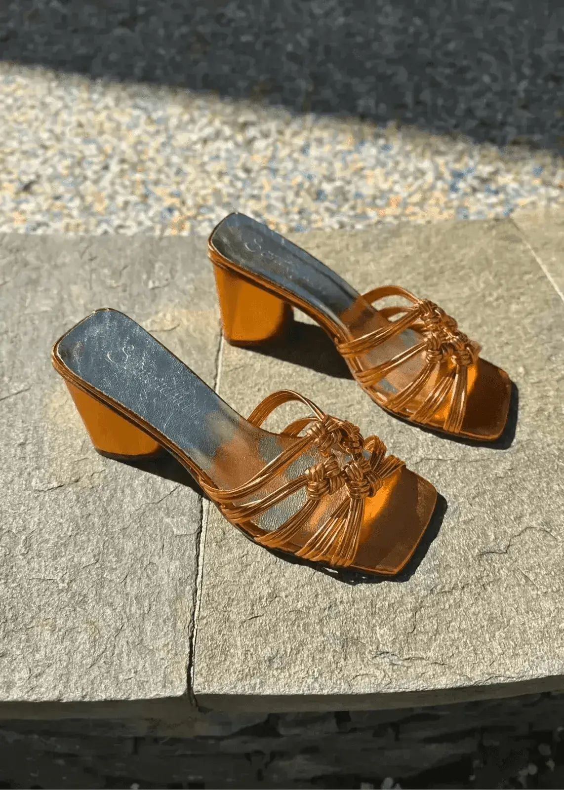 Mules à talons Semerdjian Savona Arancio Semerdjian