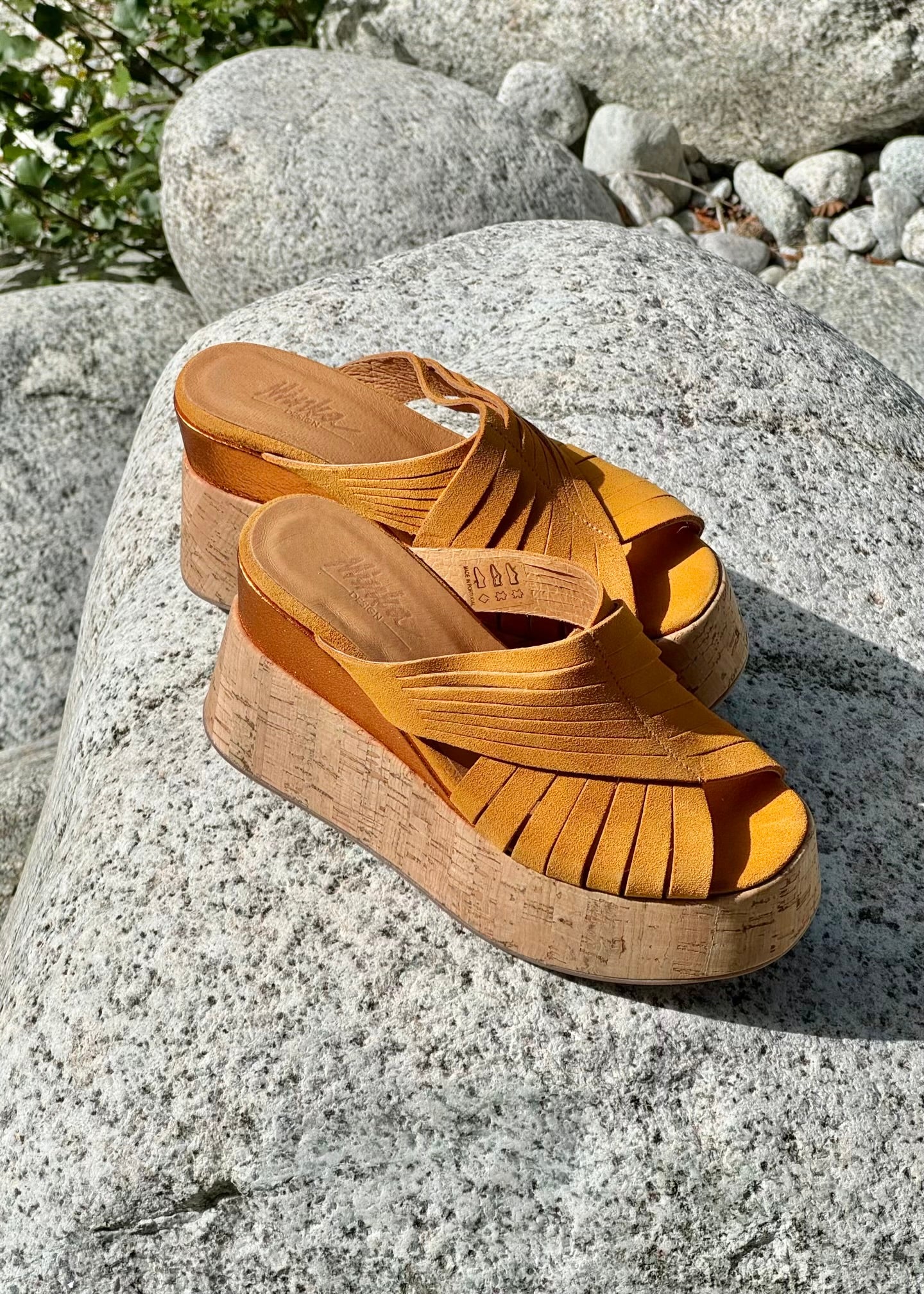 Mules compensées Minka design Genis Magma Minka Design