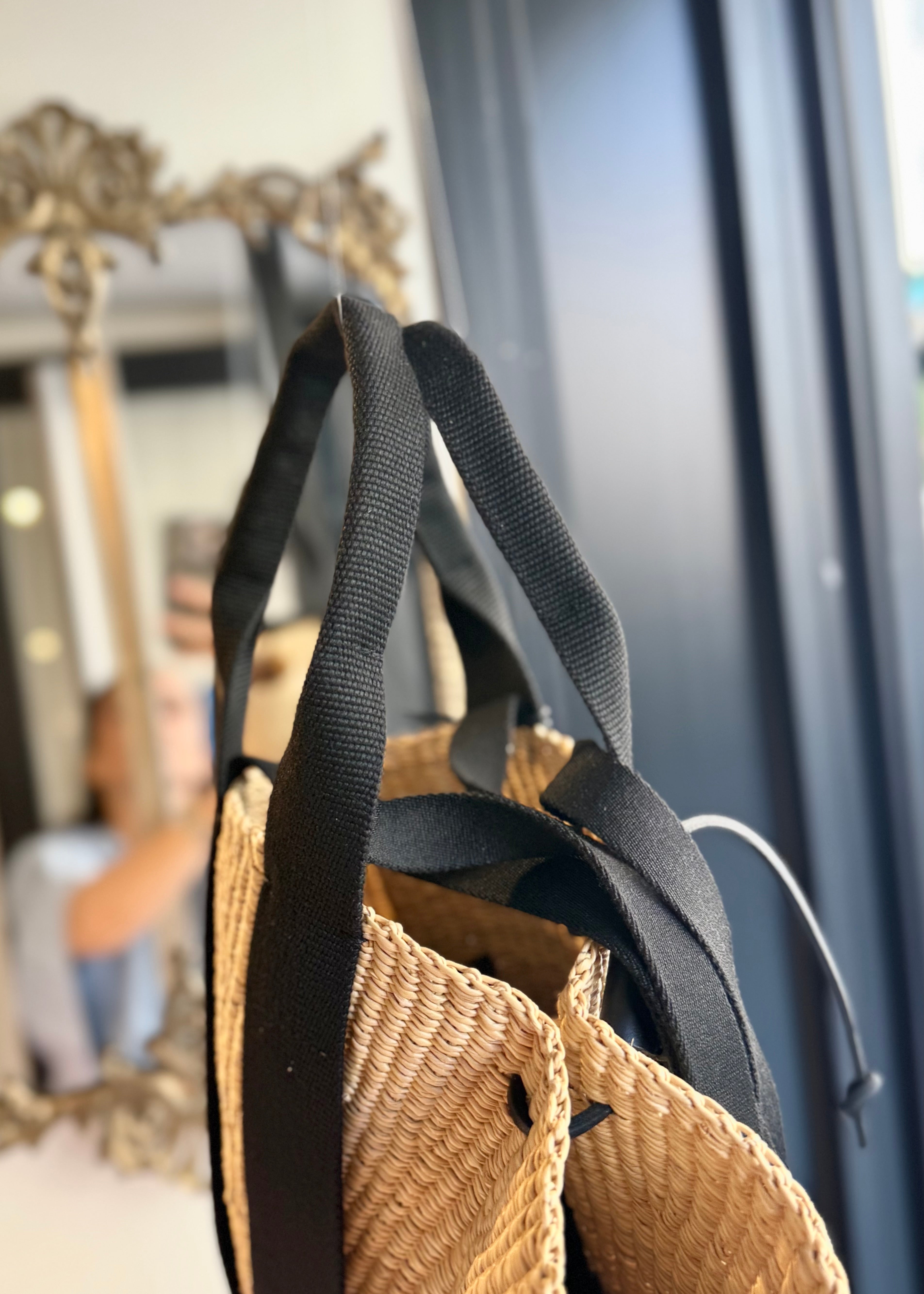 Panier Muuñ mini So - Natural - Black Handles Muuñ