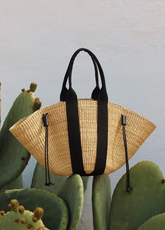 Panier Muuñ So - Natural - Black Handles Muuñ