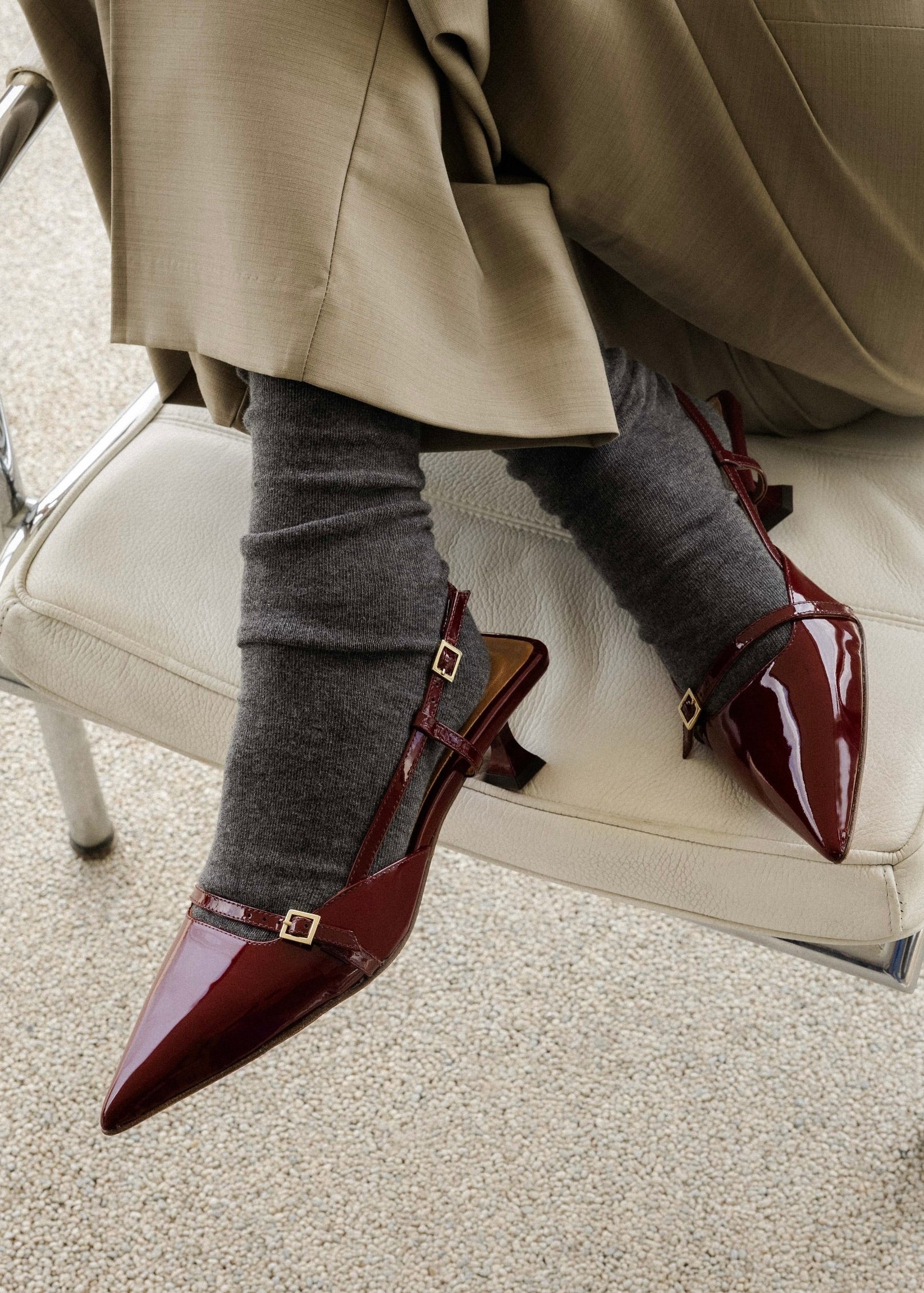 Escarpins Bobbies Reem Bordeaux Bobbies