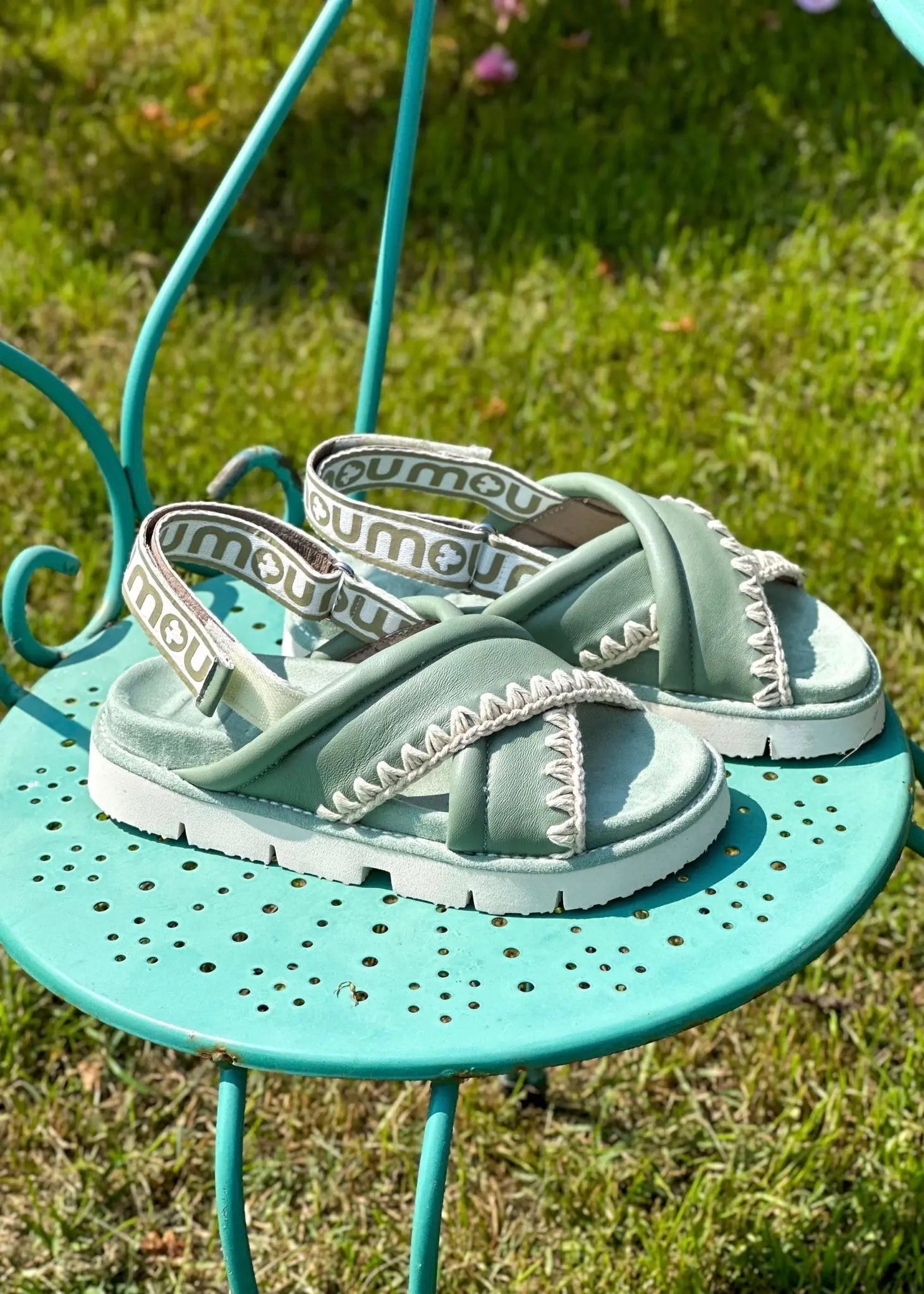 Sandales Criss-Cross MOU Almond Mou footwear