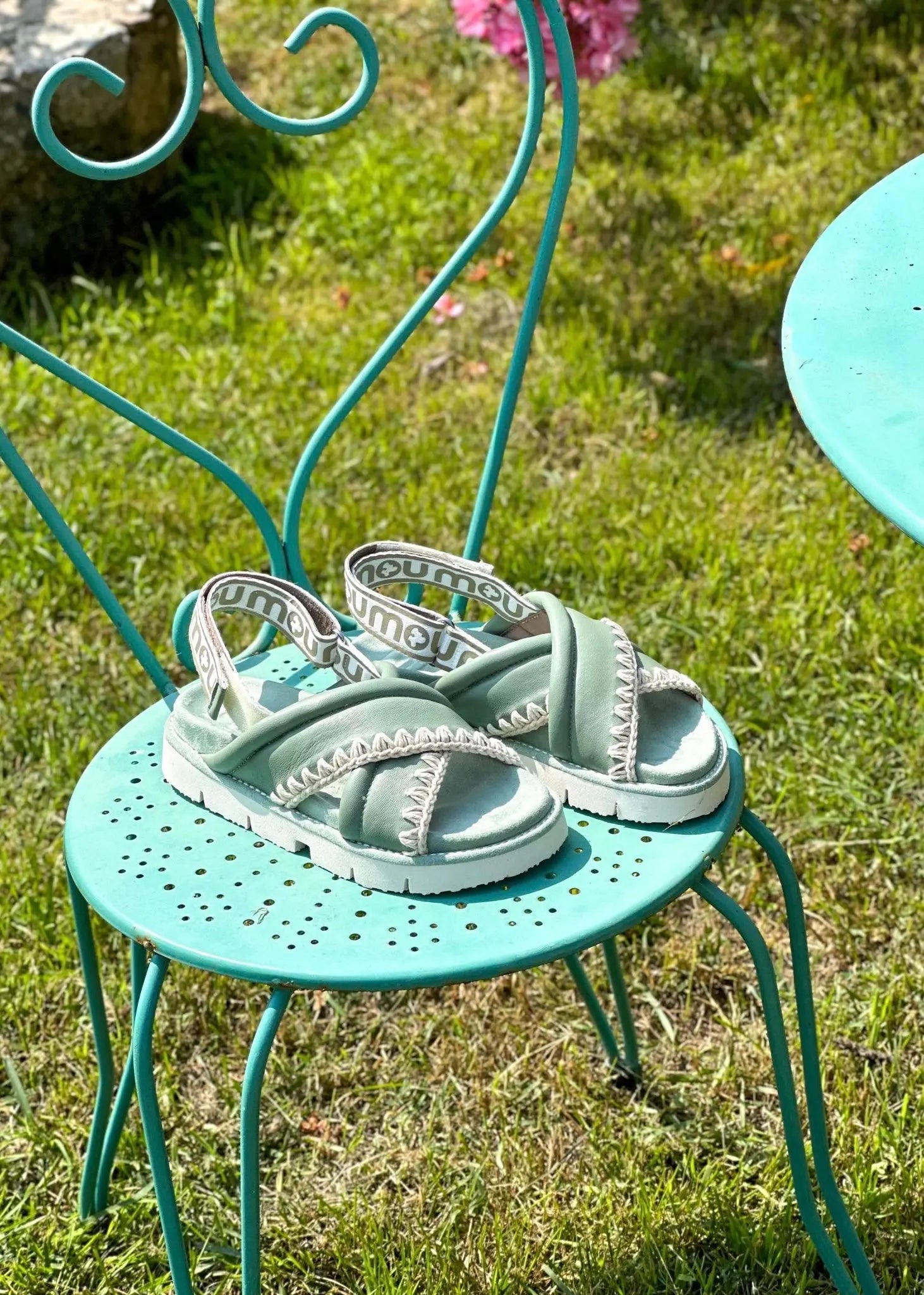 Sandales Criss-Cross MOU Almond Mou footwear