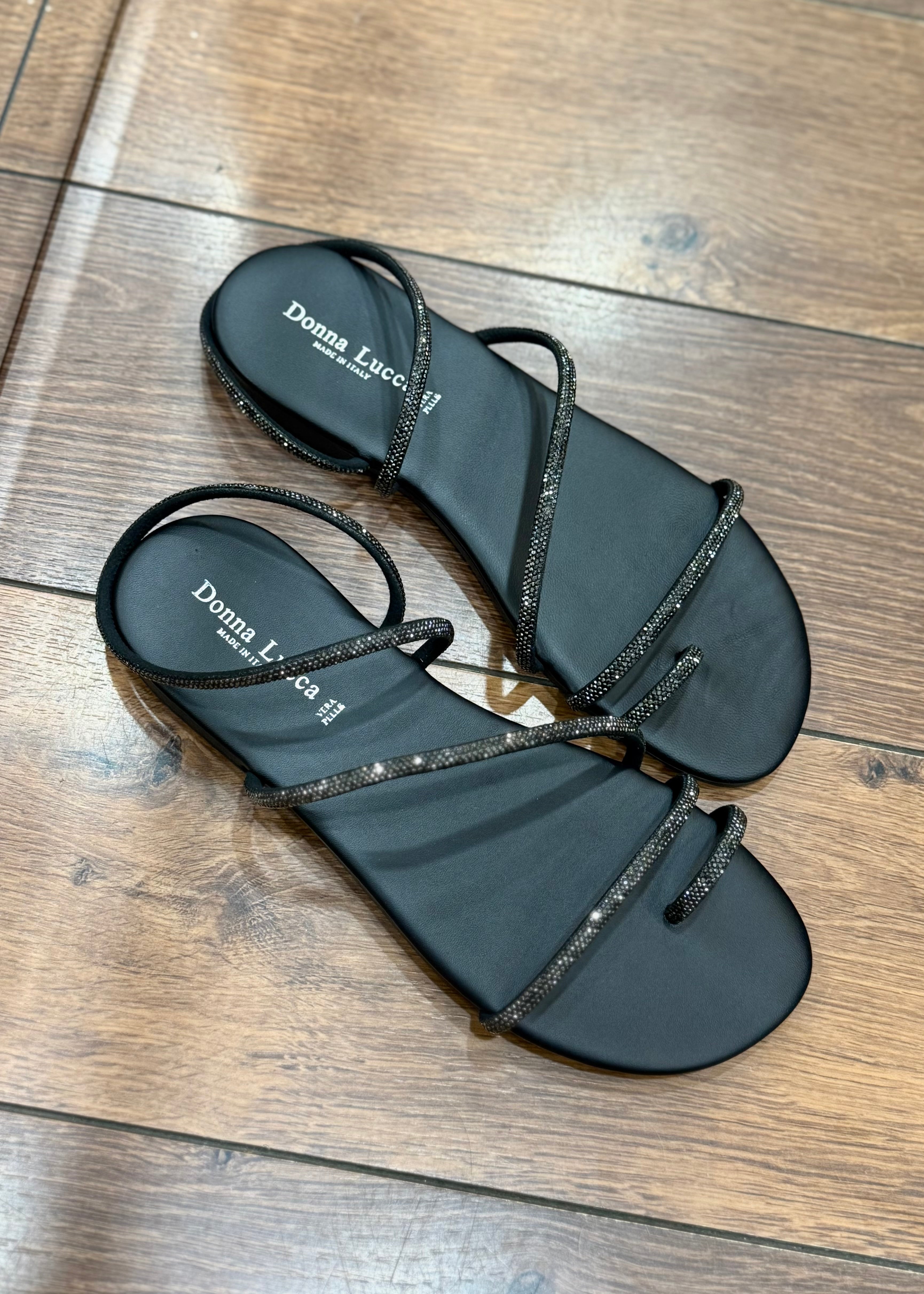 Sandales Donna Lucca 1453 Noir Donna Lucca