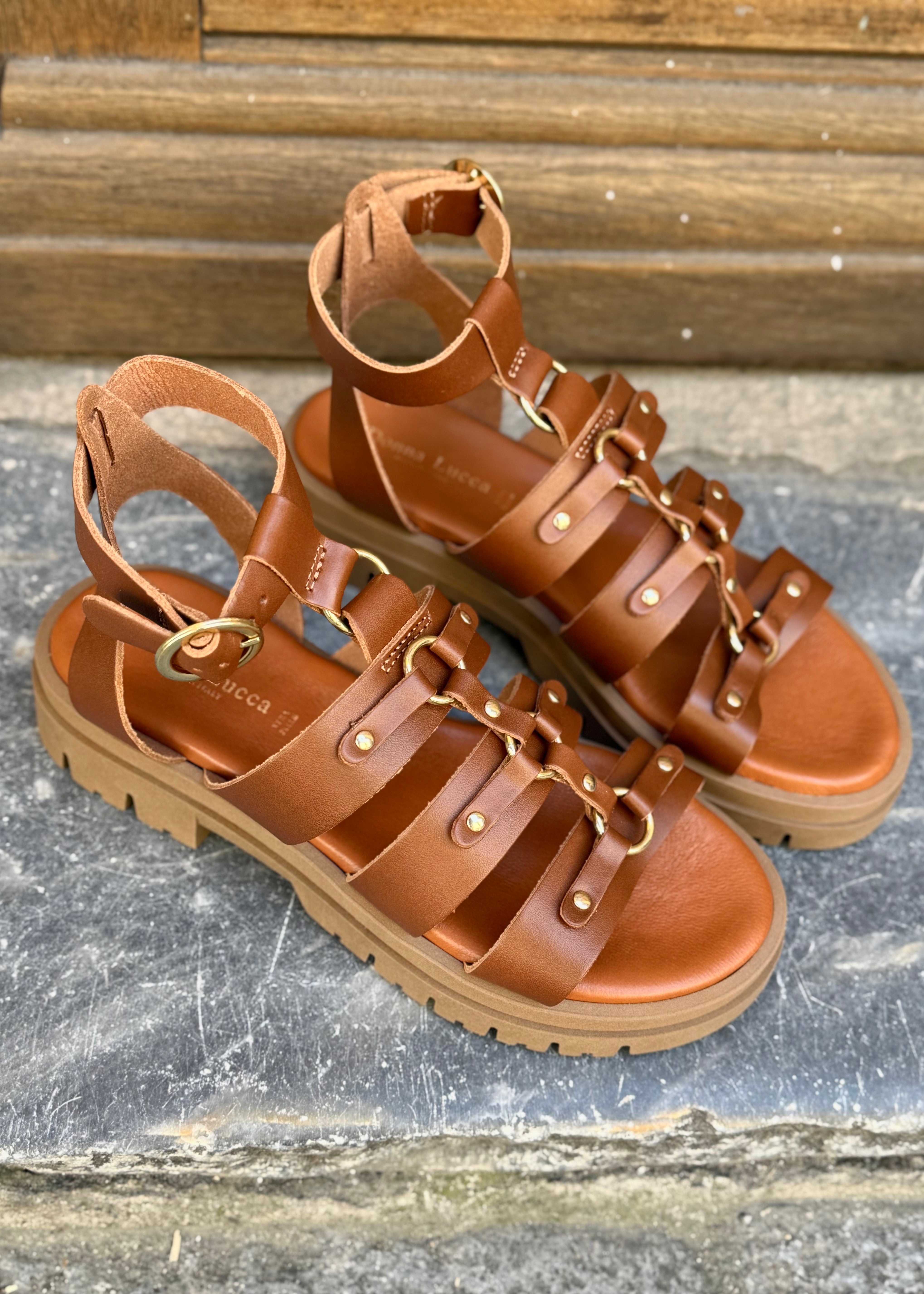 Sandales Donna Lucca 1769 Cognac Donna Lucca