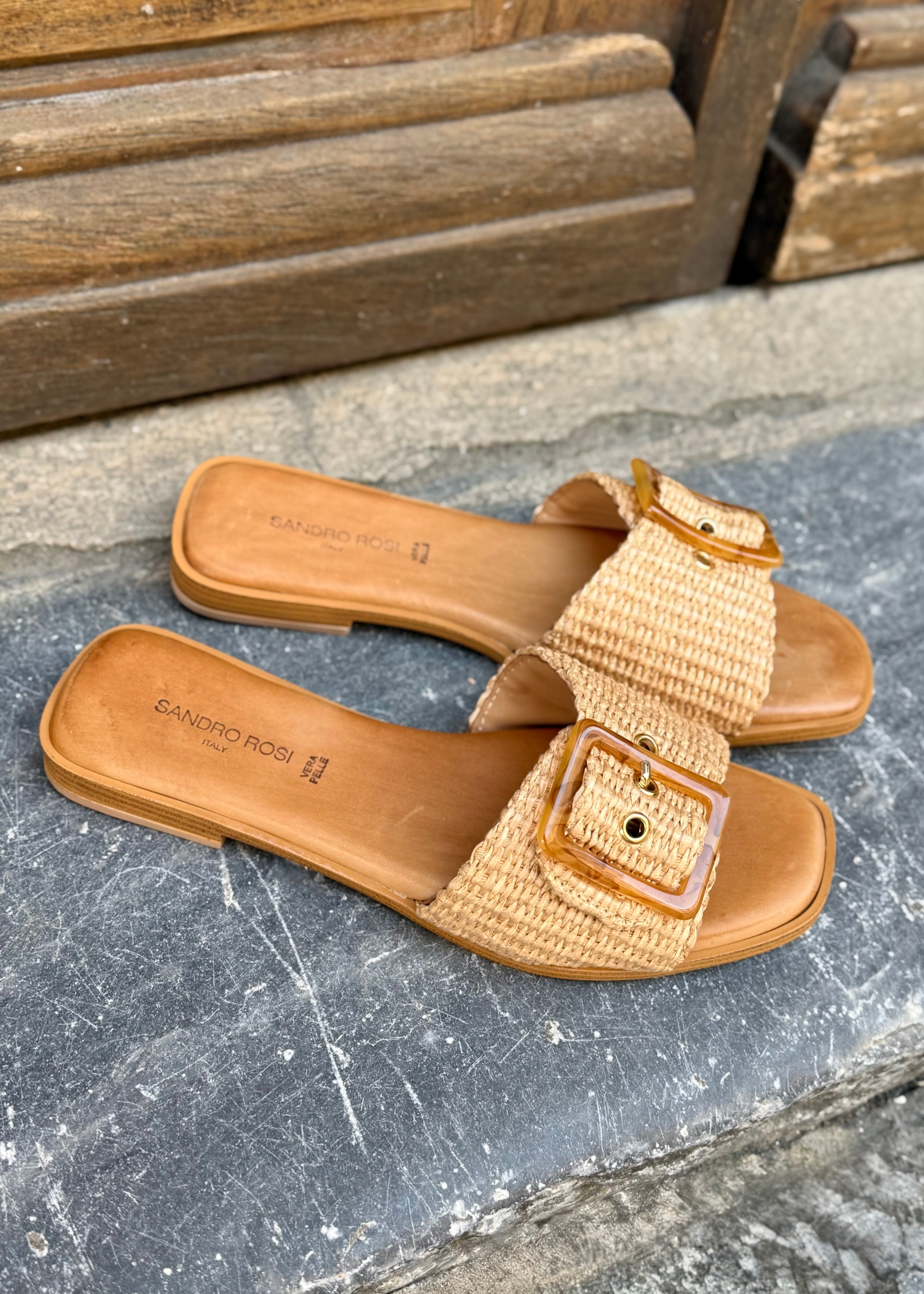 Sandales Sandro Rosi 4726 raphia naturel Sandro Rosi