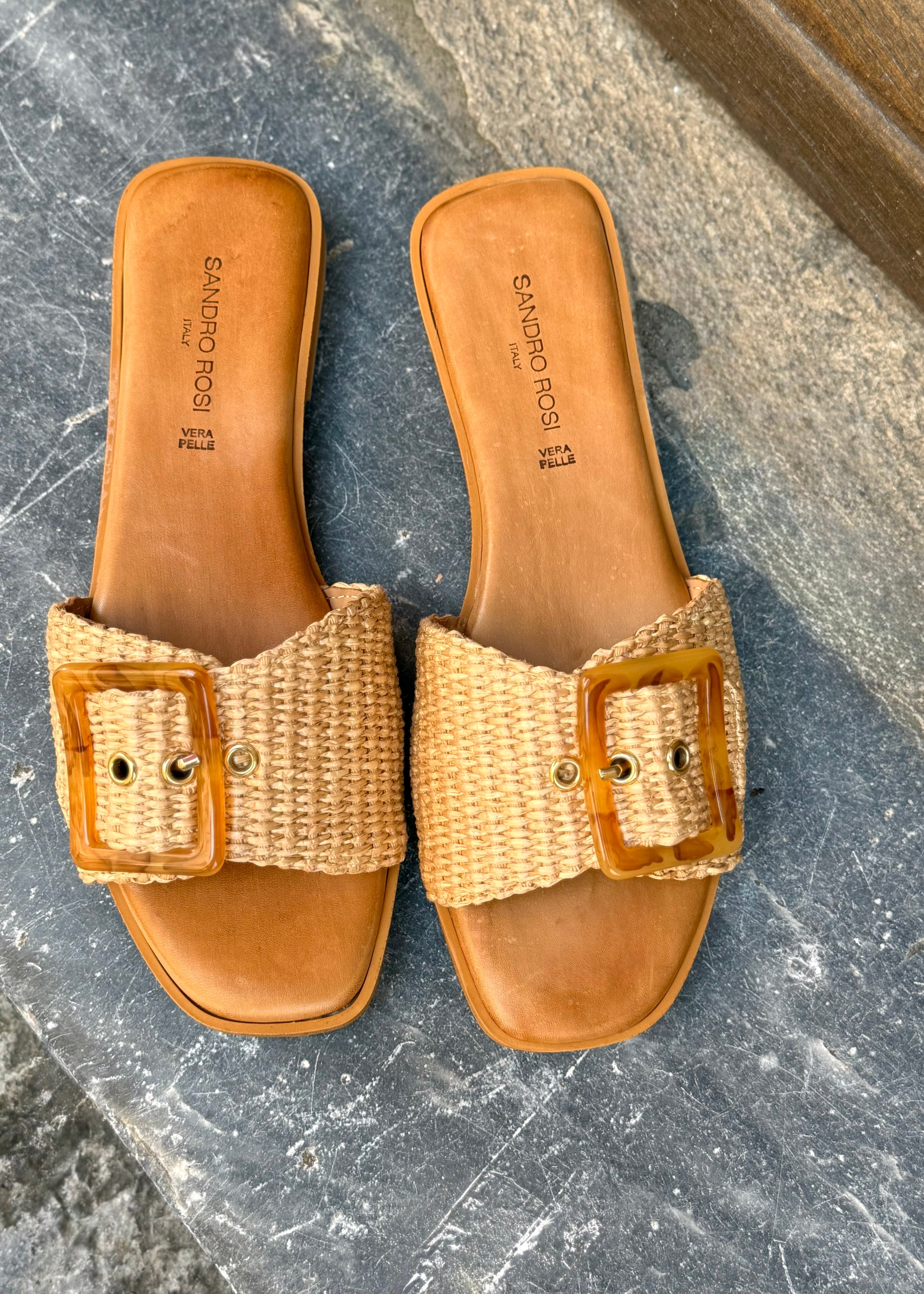 Sandales Sandro Rosi 4726 raphia naturel Sandro Rosi