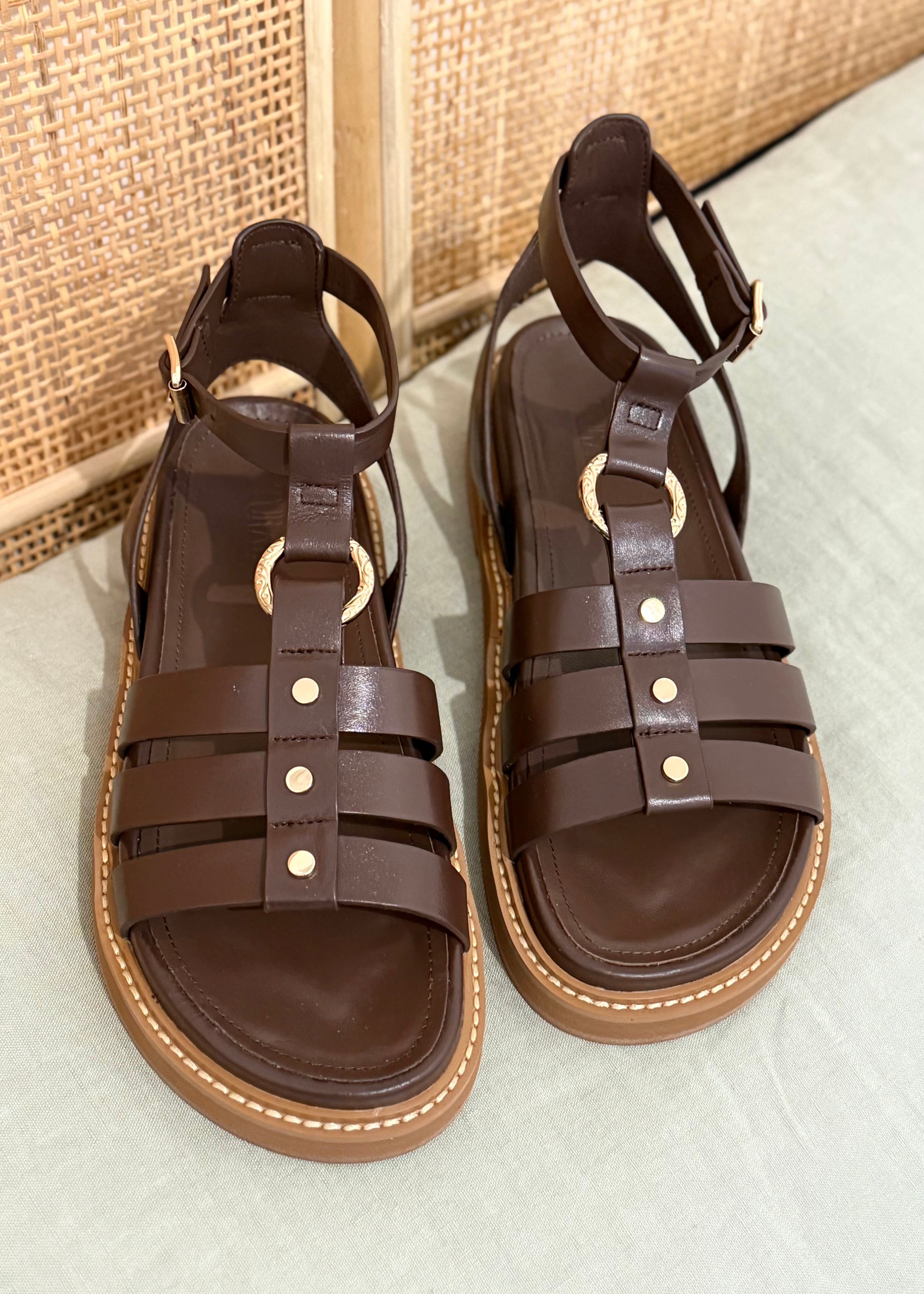Sandales Toral Naxos Coffee Toral shoes